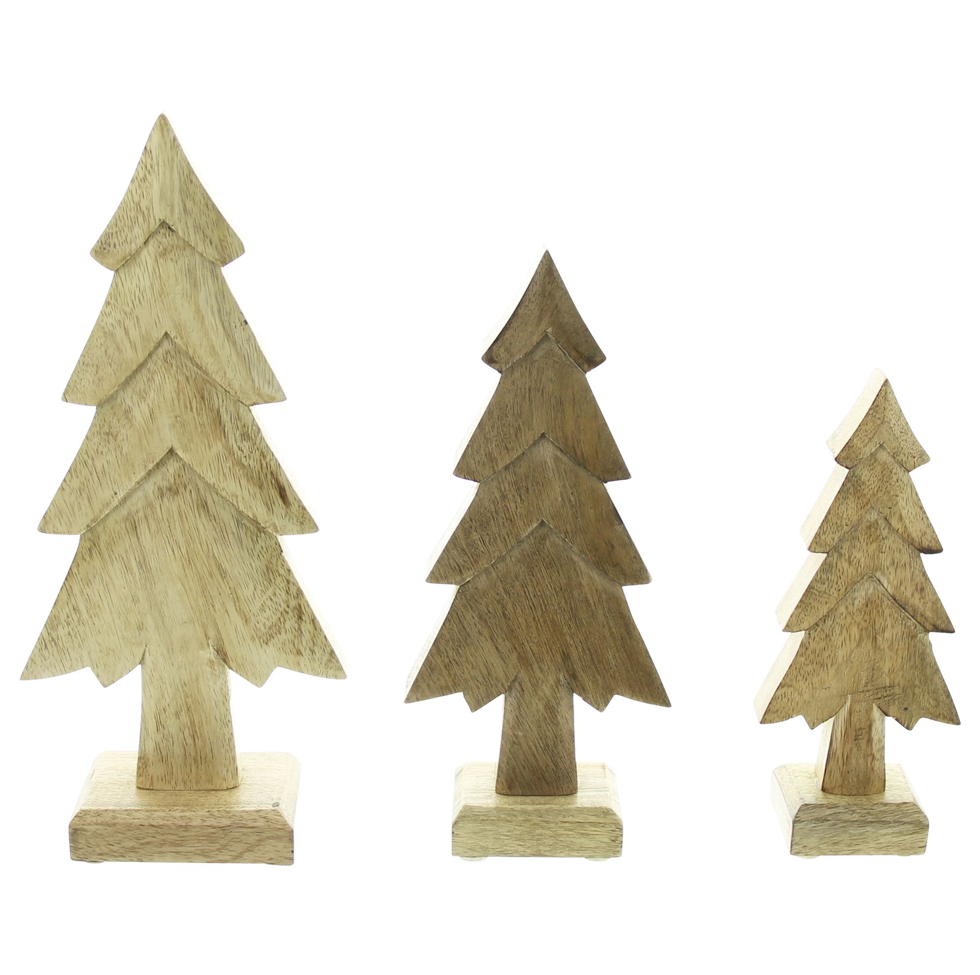Tanne "Mangoholz", 3er Set  im Frank Flechtwaren Online Shop für Weihnachten kaufen