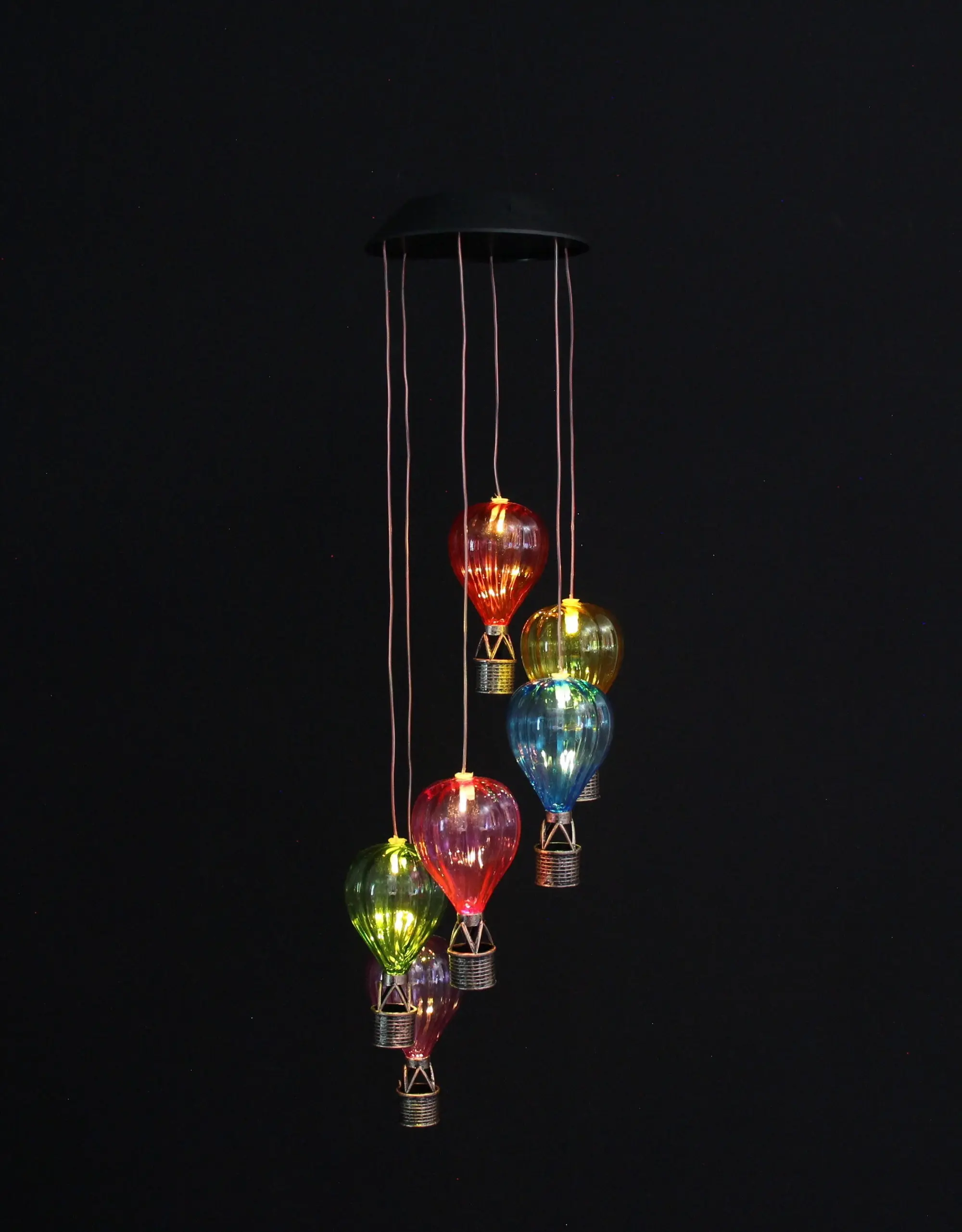 Solar-Mobile "Heißluftballons"  im Frank Flechtwaren Online Shop für Solar-Beleuchtung kaufen