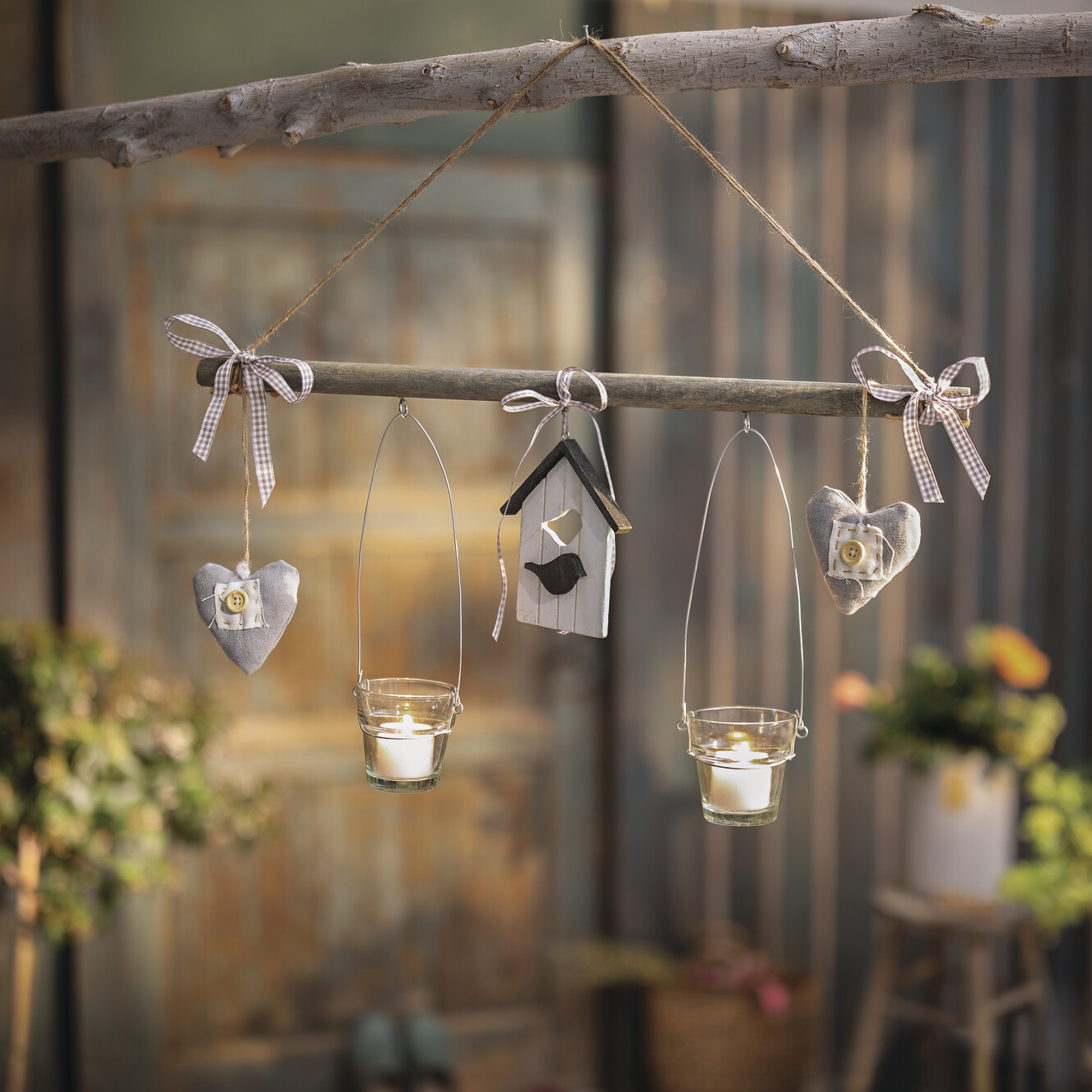 Windlicht "Vogelhaus"  im Frank Flechtwaren Online Shop kaufen