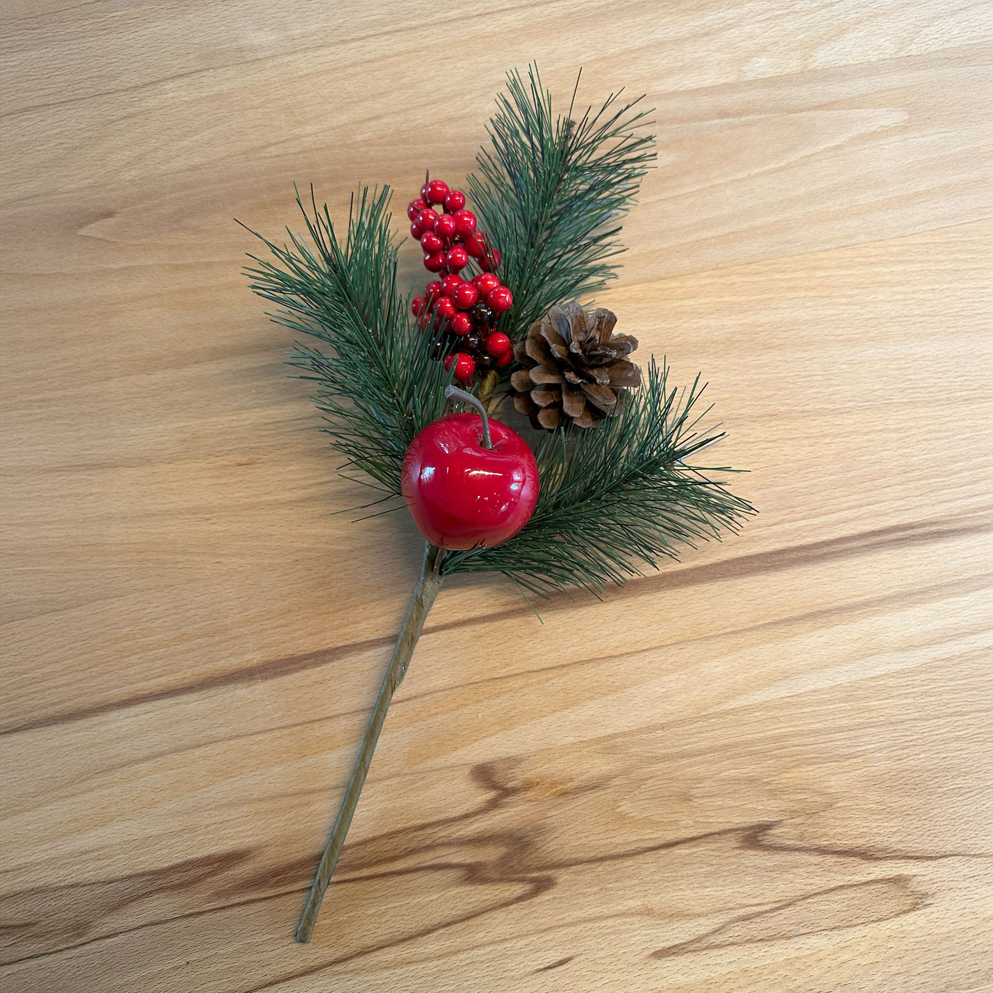 Kiefernzweig "Weihnachten"  im Frank Flechtwaren Online Shop für Weihnachten kaufen