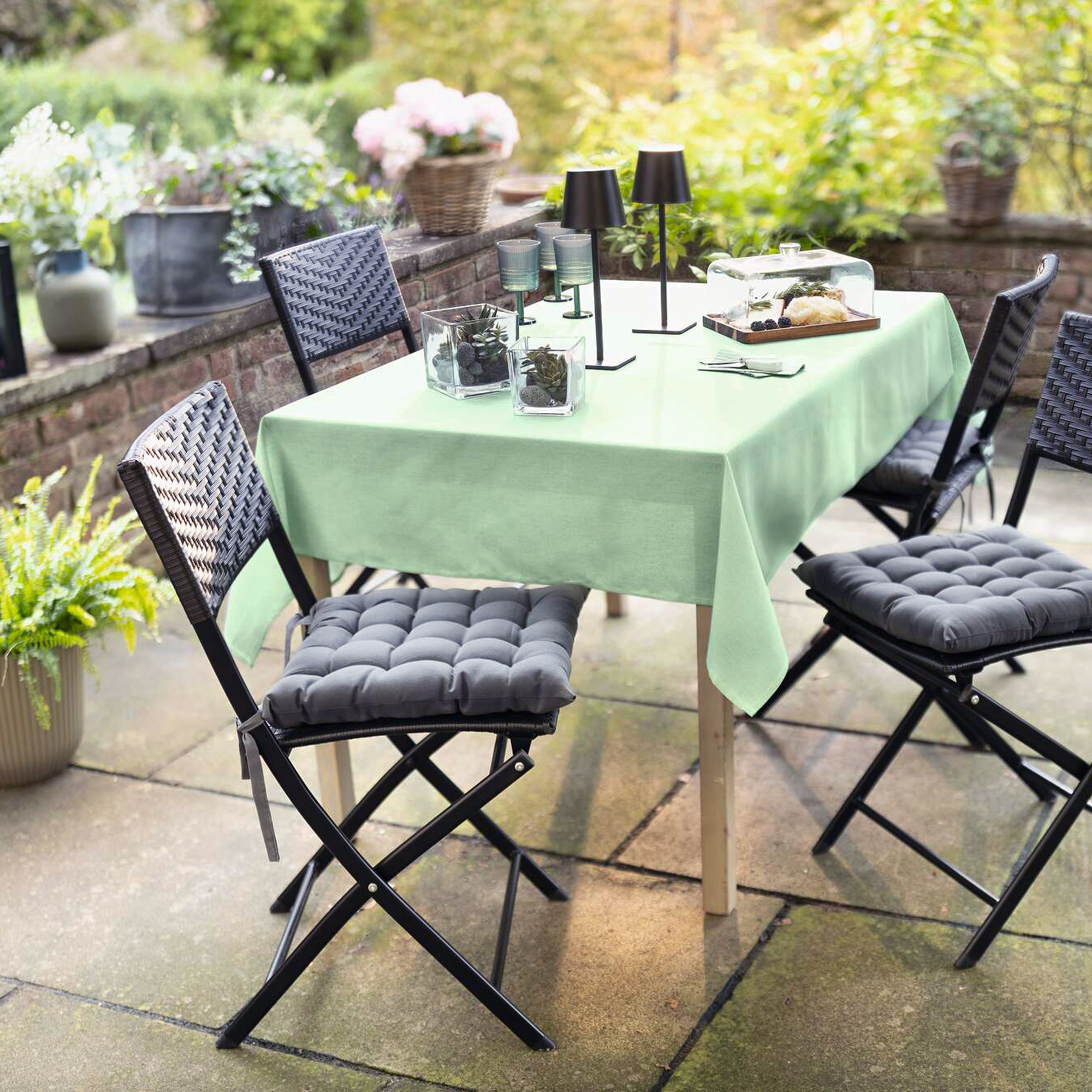 Sitzkissen "Grey", 4er Set im Frank Flechtwaren Online Shop für Küche kaufen Sitzkissen "Grey", 4er Set im Frank Flechtwaren Online Shop für Küche kaufen