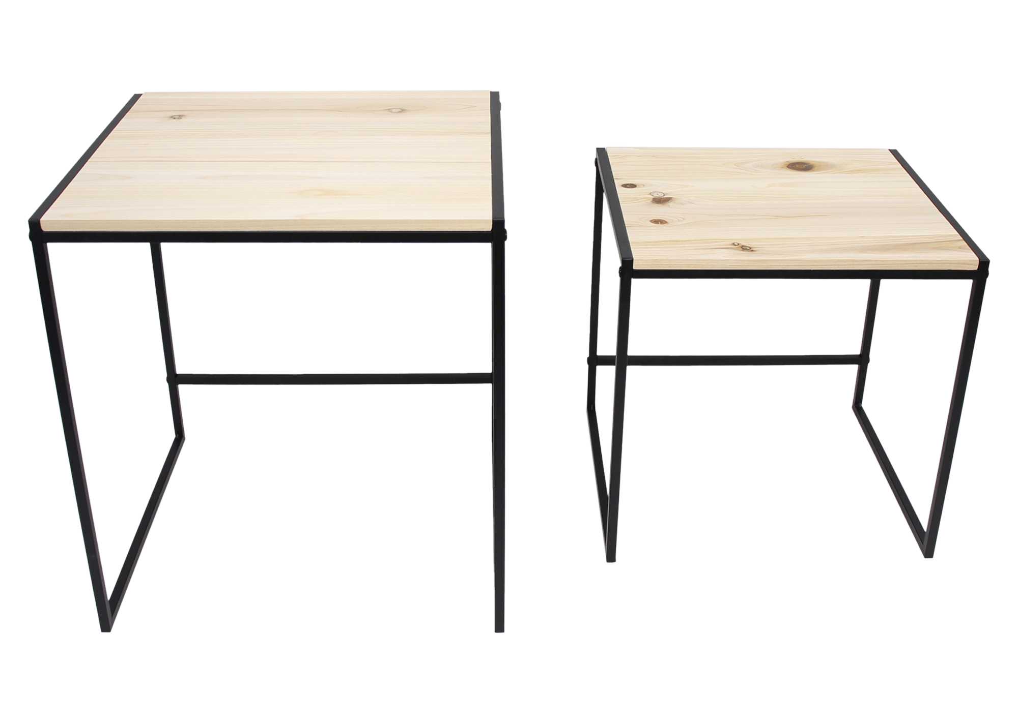 Acheter Lot de 2 tables d'appoint "moderne" dans la boutique en ligne de Frank Flechtwaren pour Noël Acheter Lot de 2 tables d'appoint "moderne" dans la boutique en ligne de Frank Flechtwaren pour Noël