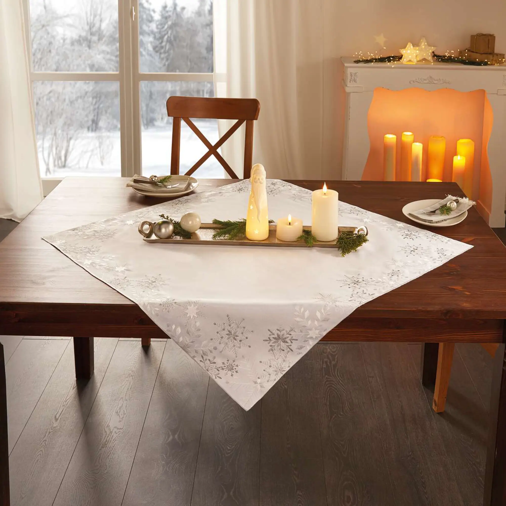 Tischdecke "Schneezauber"  im Frank Flechtwaren Online Shop kaufen