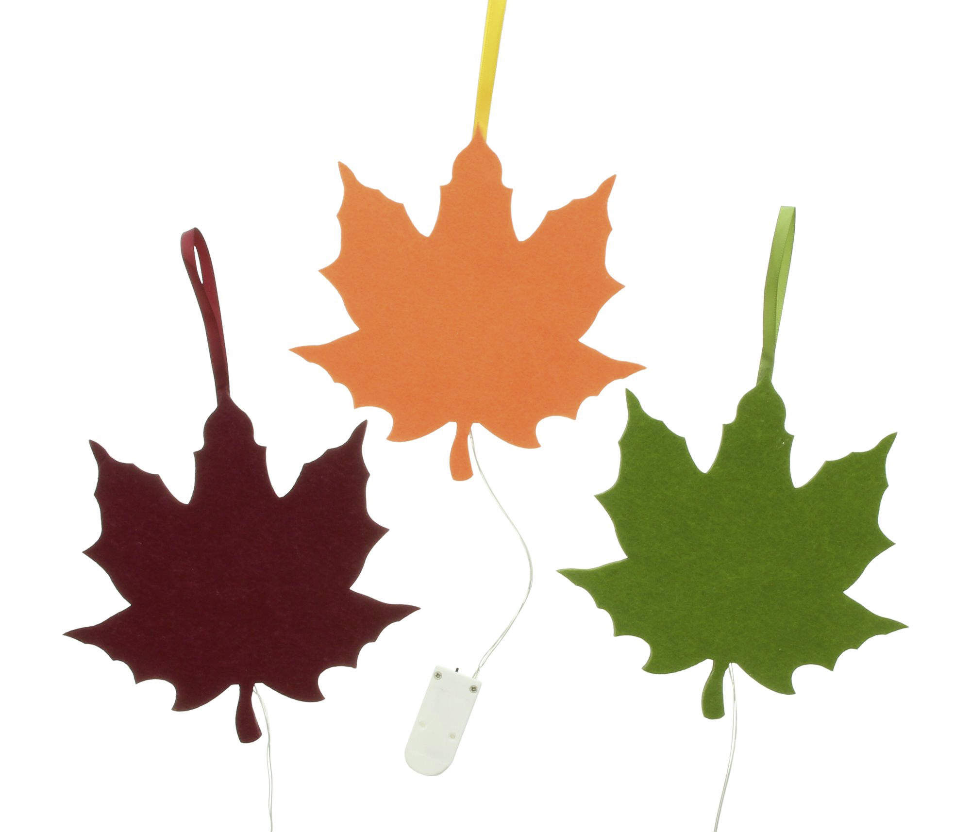 LED-Hänger "Ahornblatt", 3er Set im Frank Flechtwaren Online Shop für Herbst kaufen LED-Hänger "Ahornblatt", 3er Set im Frank Flechtwaren Online Shop für Herbst kaufen