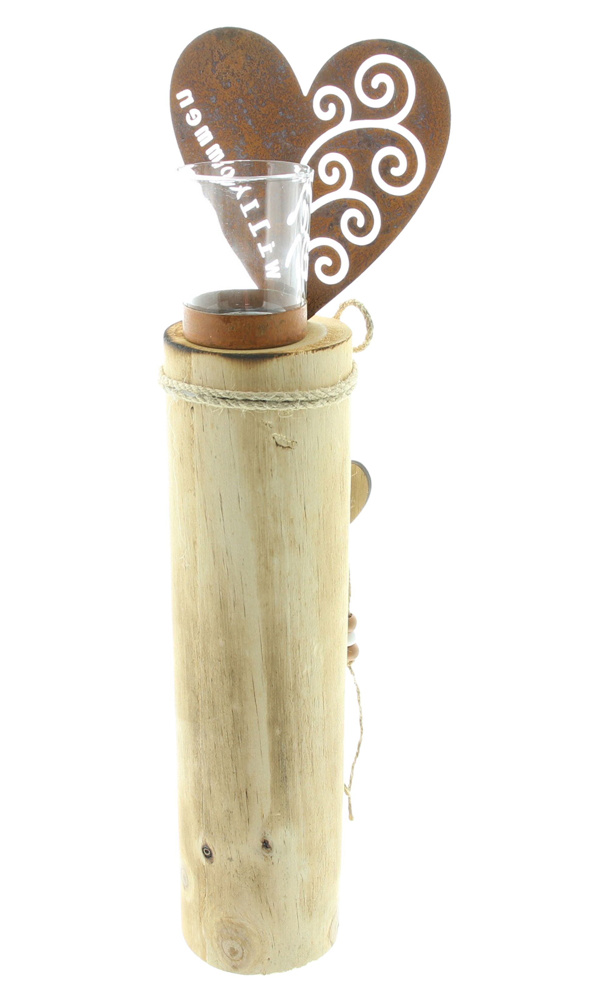 Windlichtsäule "Herz" im Frank Flechtwaren Online Shop für Ostern kaufen Windlichtsäule "Herz" im Frank Flechtwaren Online Shop für Ostern kaufen