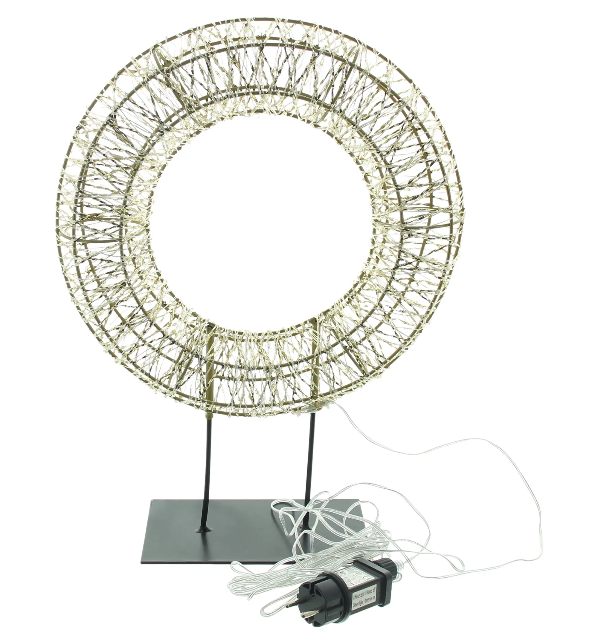 LED-Kreis "Golden"  im Frank Flechtwaren Online Shop kaufen