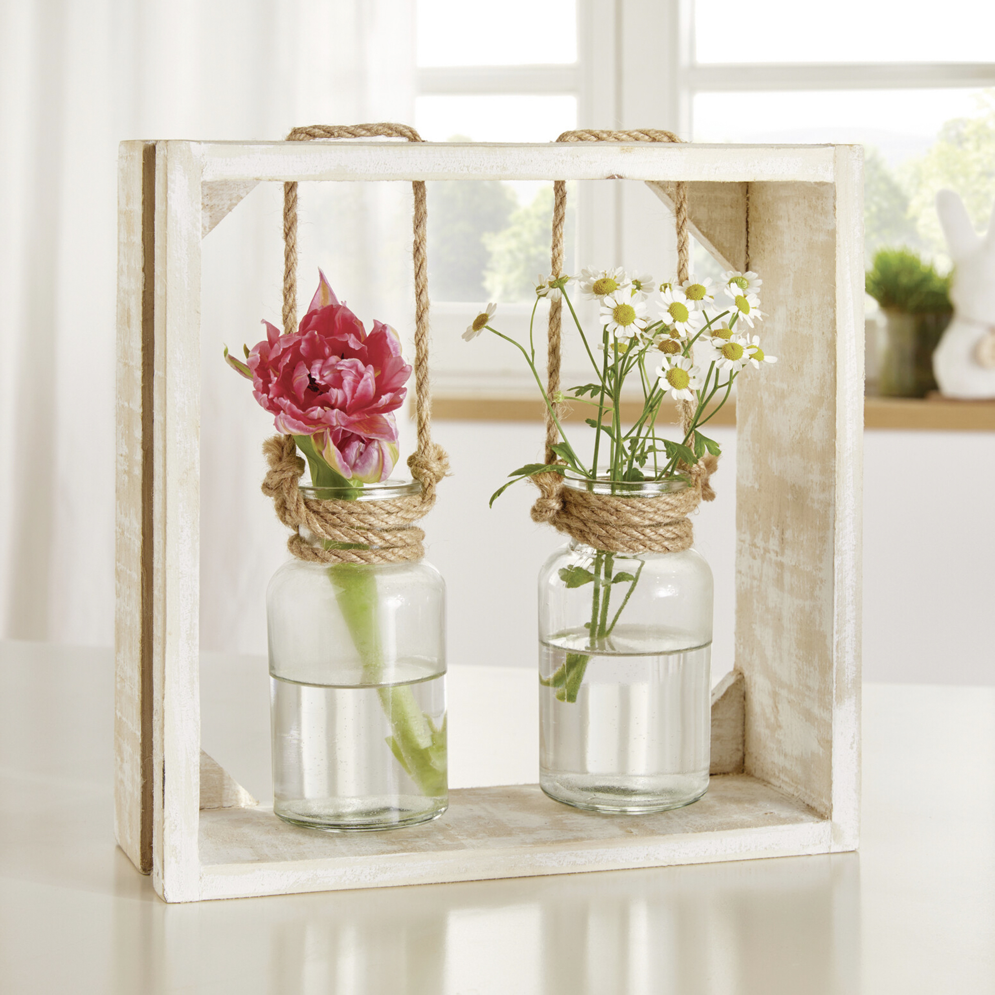 Acheter Cadre en bois "petits vases"  dans la boutique en ligne de Frank Flechtwaren