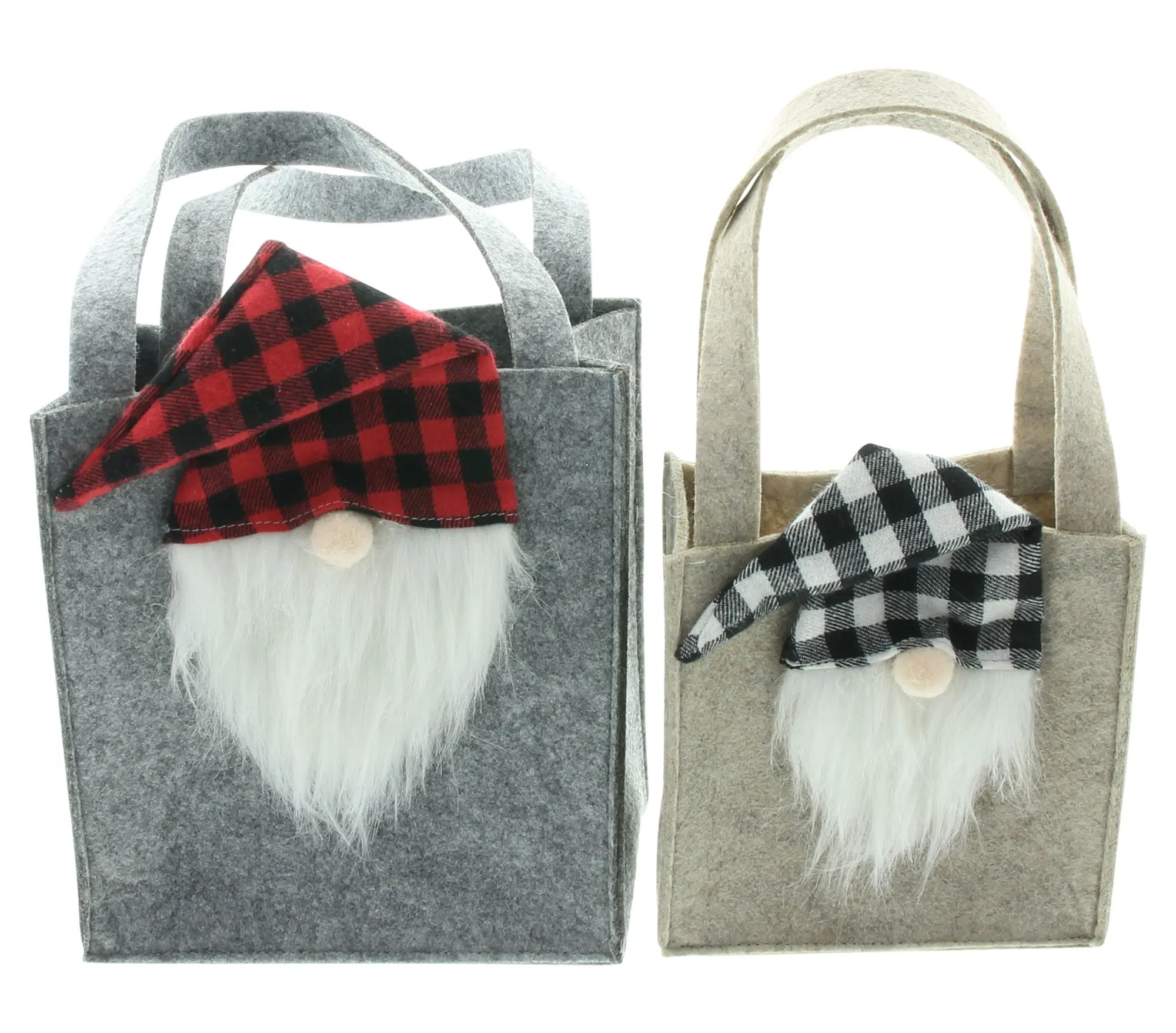 Tasche "Karo-Wichtel", 2er Set im Frank Flechtwaren Online Shop für Geschenktaschen & -säckchen kaufen Tasche "Karo-Wichtel", 2er Set im Frank Flechtwaren Online Shop für Geschenktaschen & -säckchen kaufen