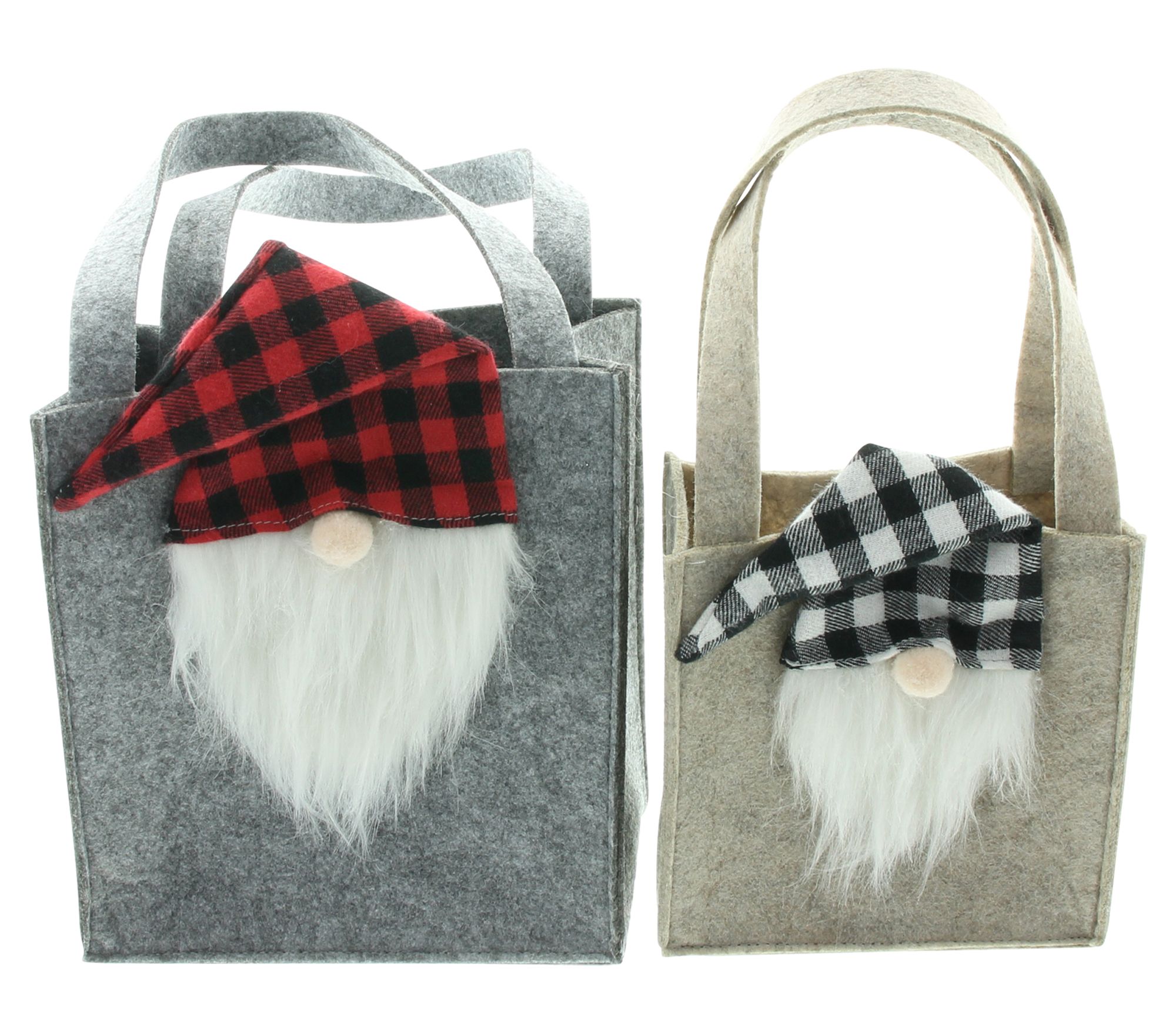 Tasche "Karo-Wichtel", 2er Set im Frank Flechtwaren Online Shop für Weihnachten kaufen Tasche "Karo-Wichtel", 2er Set im Frank Flechtwaren Online Shop für Weihnachten kaufen