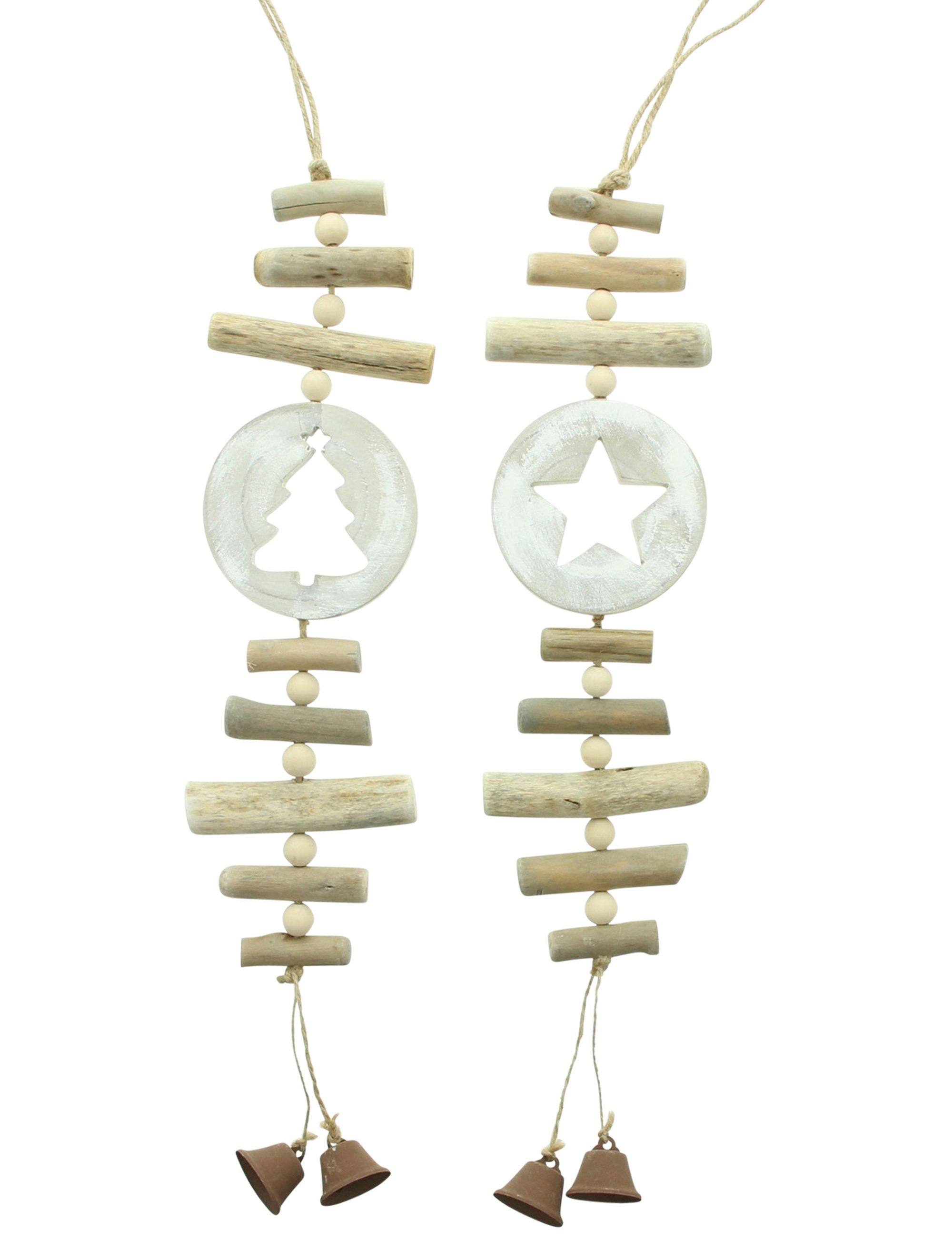 Hänger "Tanne &amp; Stern", 2er Set  im Frank Flechtwaren Online Shop für Weihnachten kaufen