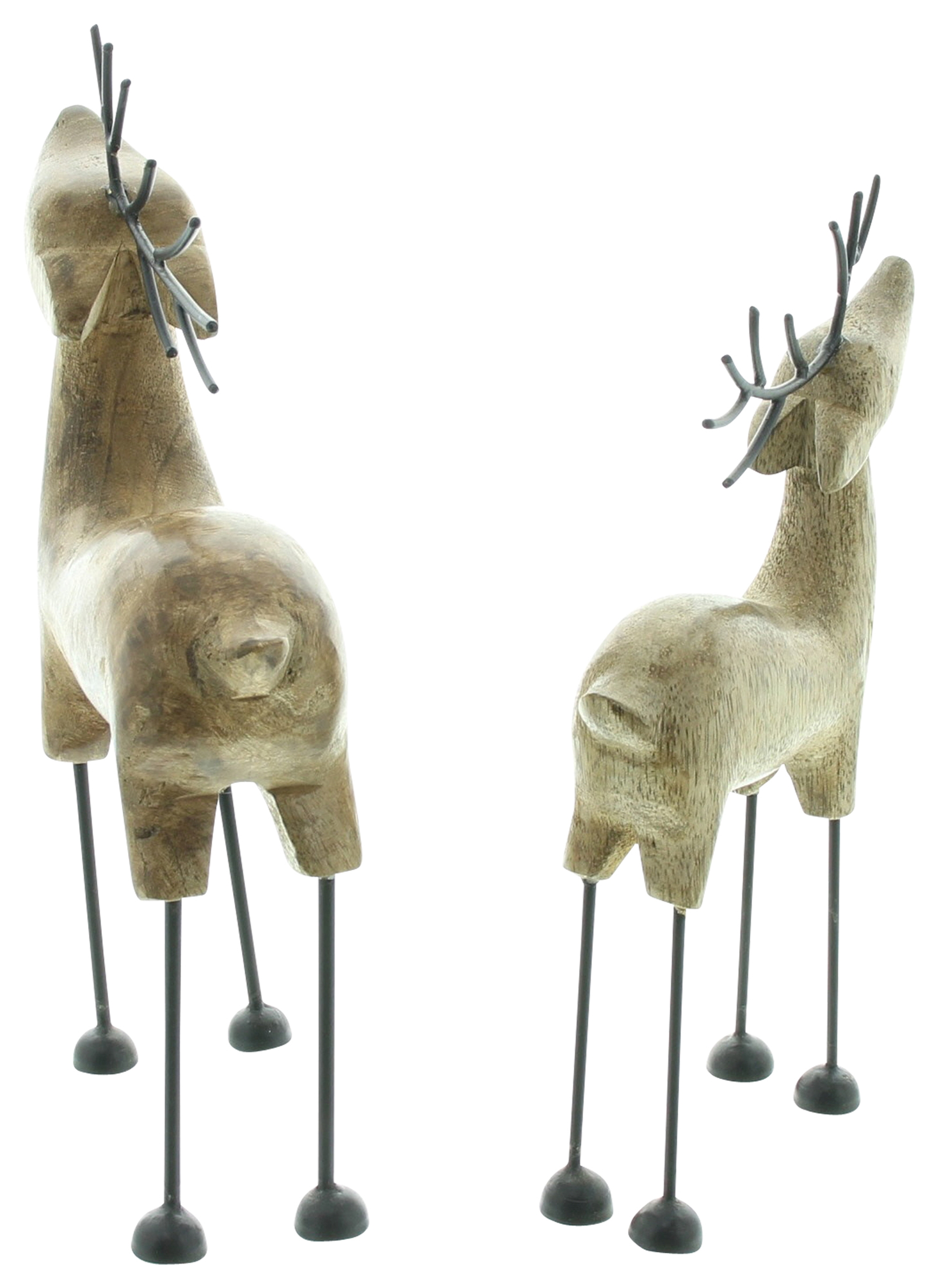 Rentier "Mangoholz", 2er Set im Frank Flechtwaren Online Shop für Weihnachten kaufen Rentier "Mangoholz", 2er Set im Frank Flechtwaren Online Shop für Weihnachten kaufen