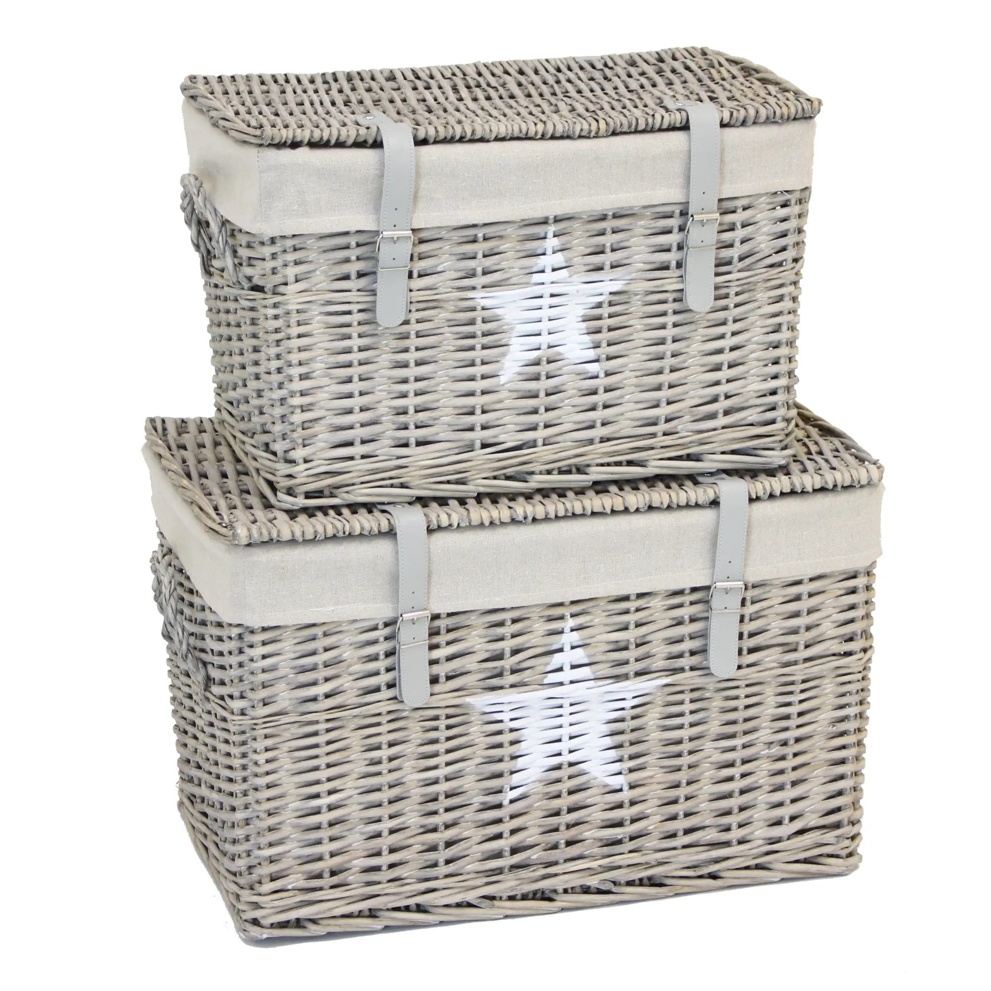 Universaltruhe "Star", 2er Set im Frank Flechtwaren Online Shop für Kinderzimmer kaufen Universaltruhe "Star", 2er Set im Frank Flechtwaren Online Shop für Kinderzimmer kaufen