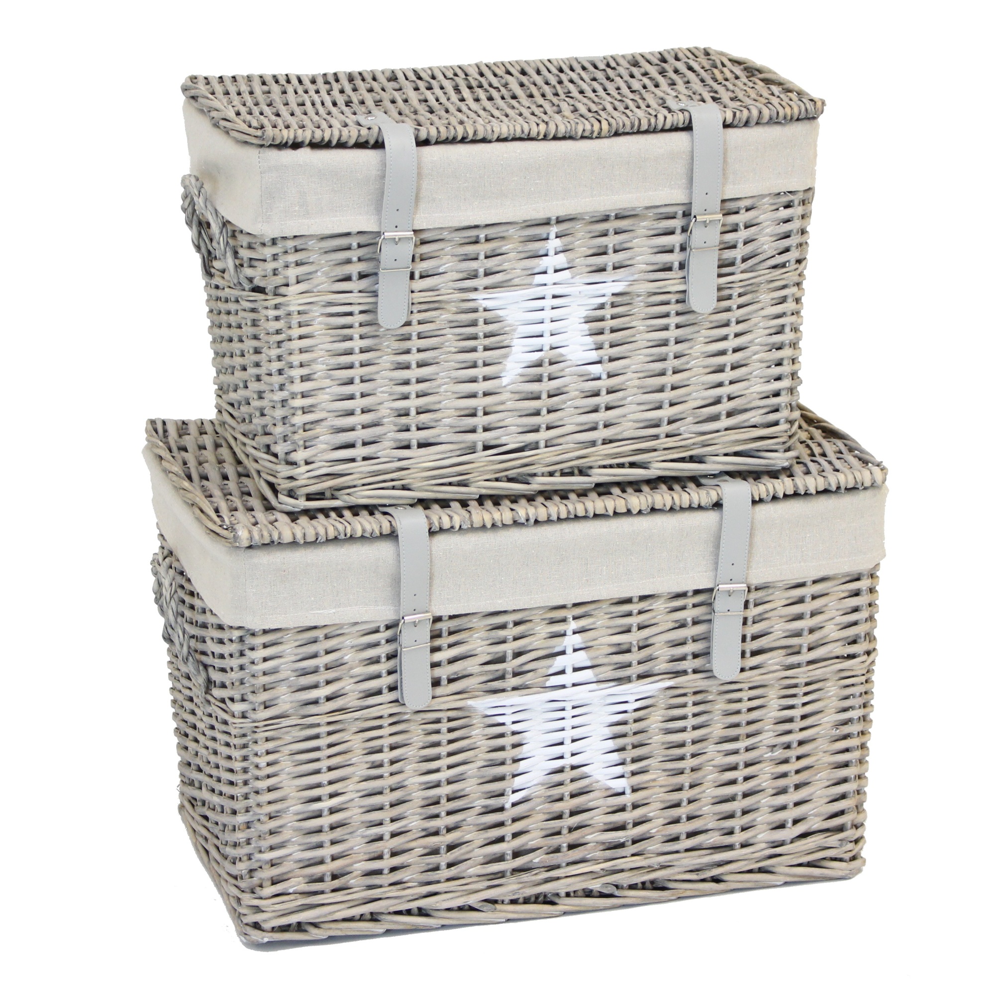 Universaltruhe "Star", 2er Set im Frank Flechtwaren Online Shop für Kinderzimmer kaufen Universaltruhe "Star", 2er Set im Frank Flechtwaren Online Shop für Kinderzimmer kaufen