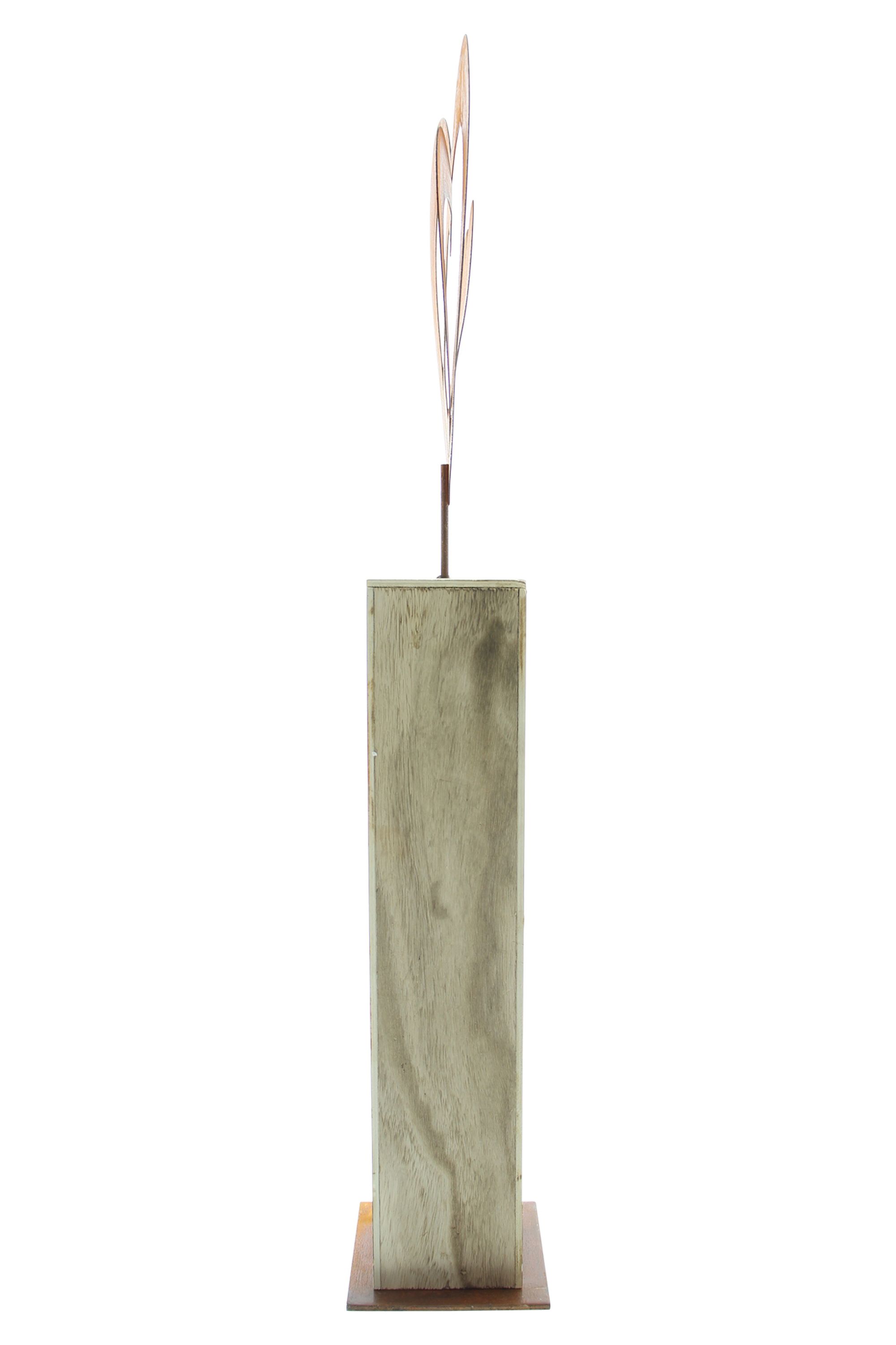 Holzsäule "Rostherz" im Frank Flechtwaren Online Shop für Herbst kaufen Holzsäule "Rostherz" im Frank Flechtwaren Online Shop für Herbst kaufen