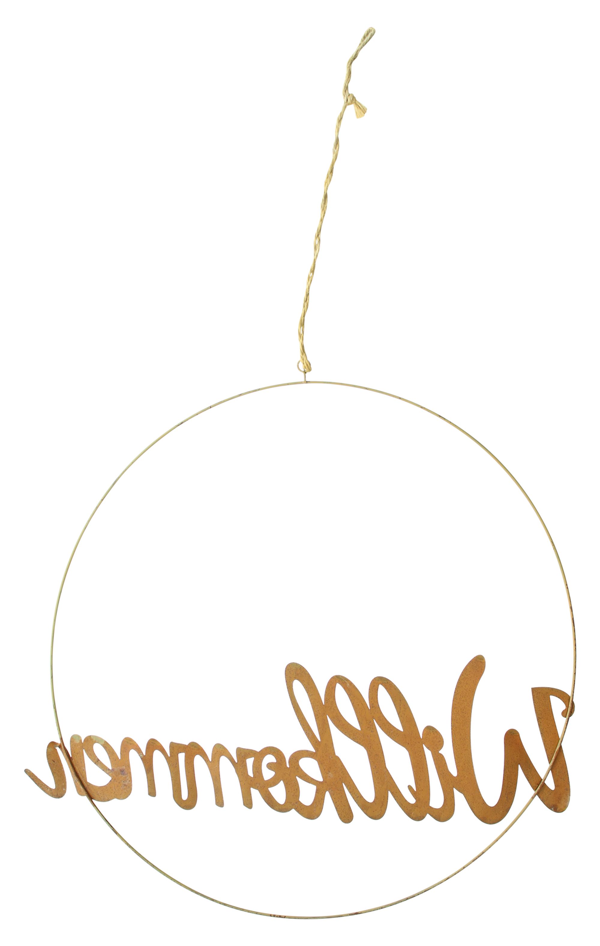 Metallring "Willkommen" im Frank Flechtwaren Online Shop für Ostern kaufen Metallring "Willkommen" im Frank Flechtwaren Online Shop für Ostern kaufen