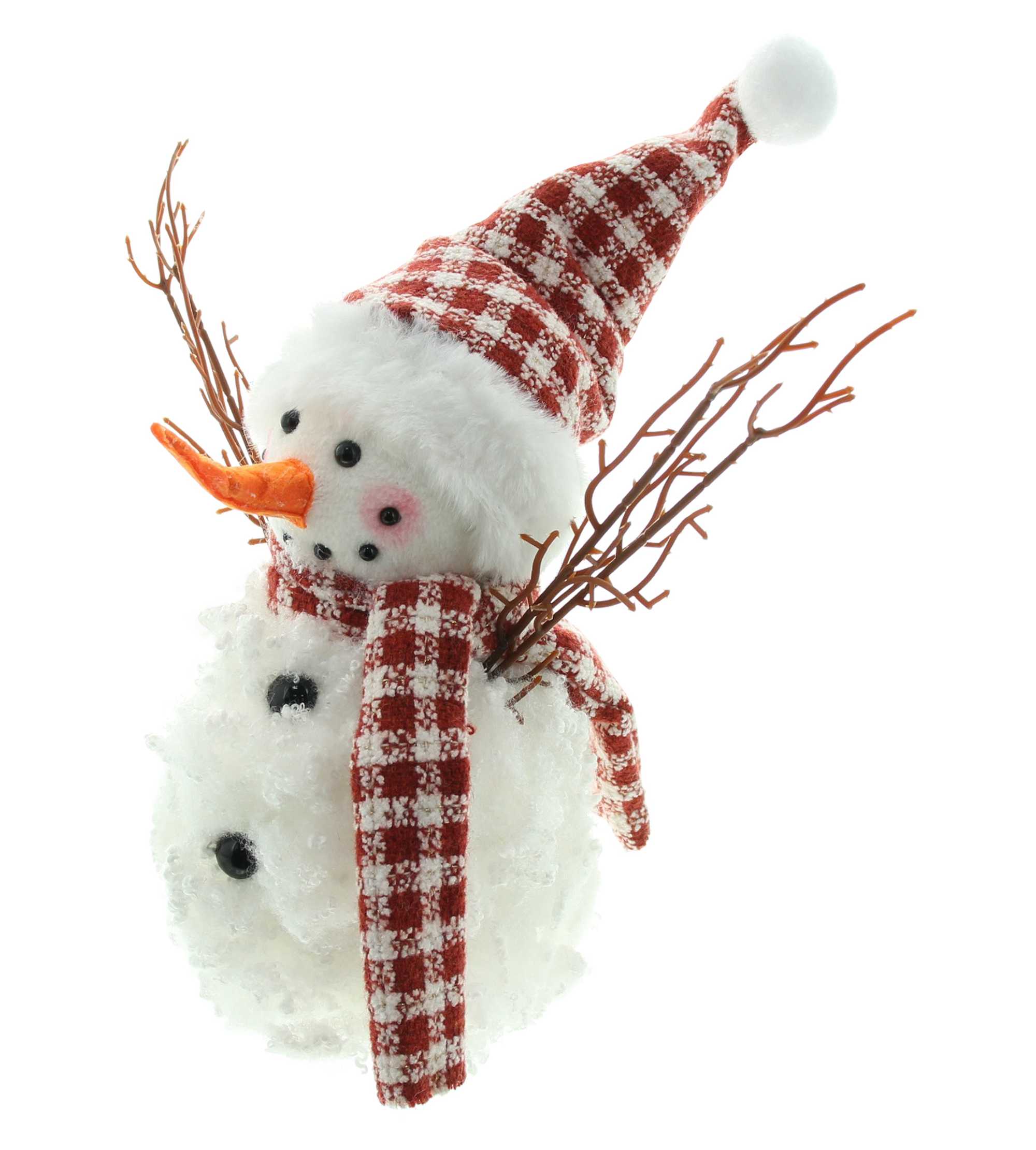 Schneemann "Zipfelmütze"  im Frank Flechtwaren Online Shop für Weihnachten kaufen