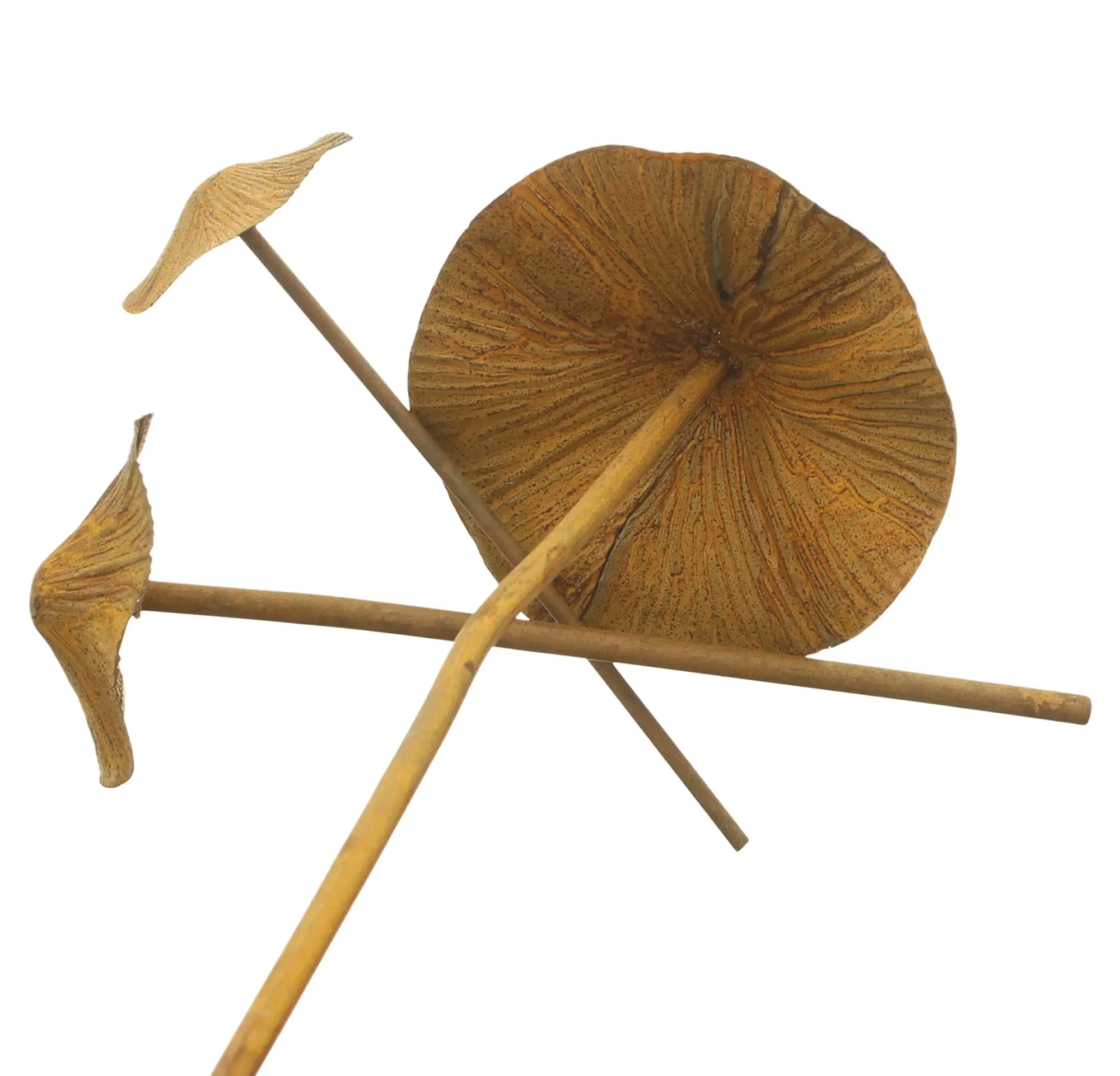 Stecker "Pilze", 3er Set  im Frank Flechtwaren Online Shop für Gartenstecker kaufen