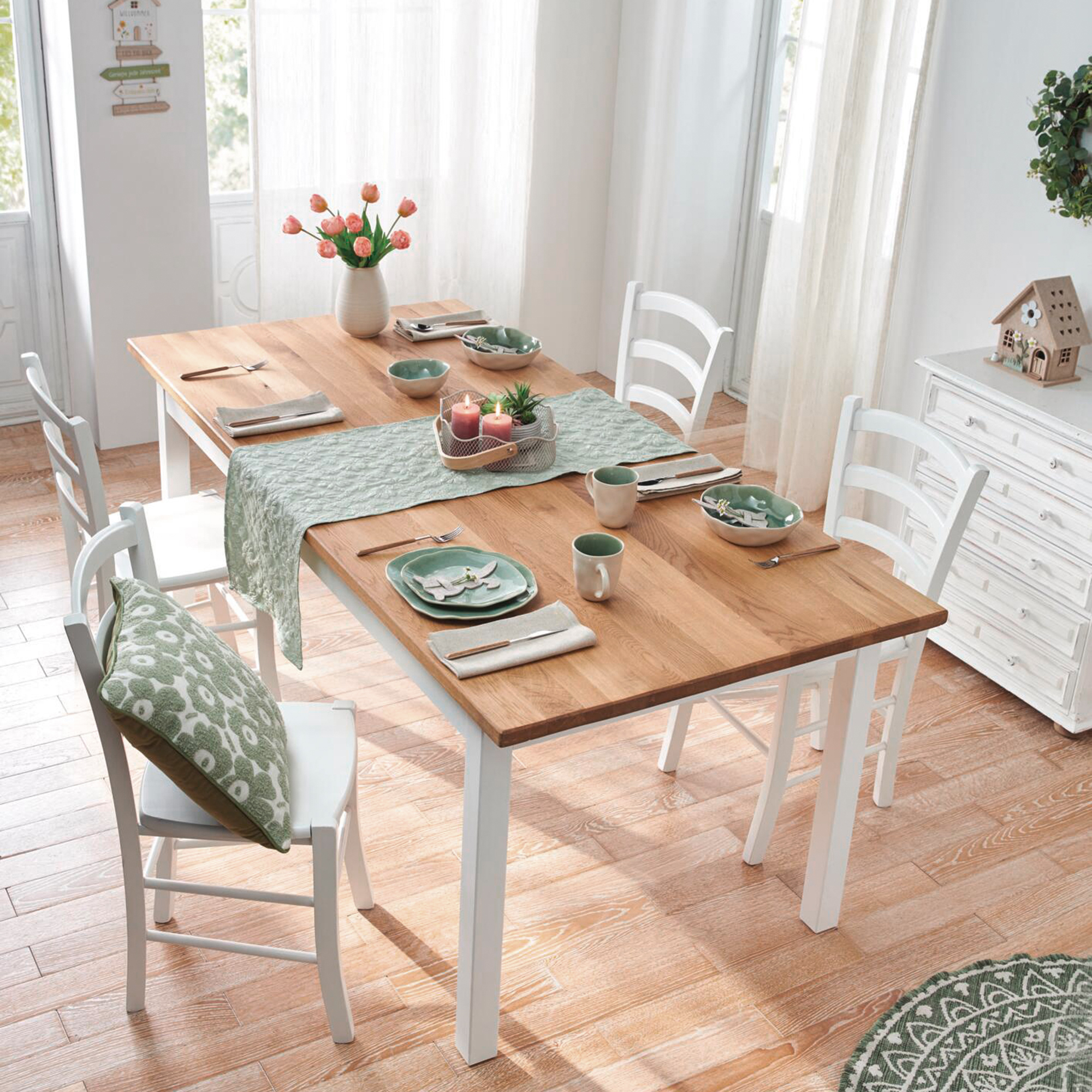 Teller "Organic", 2er Set  im Frank Flechtwaren Online Shop für Tischlein deck dich kaufen