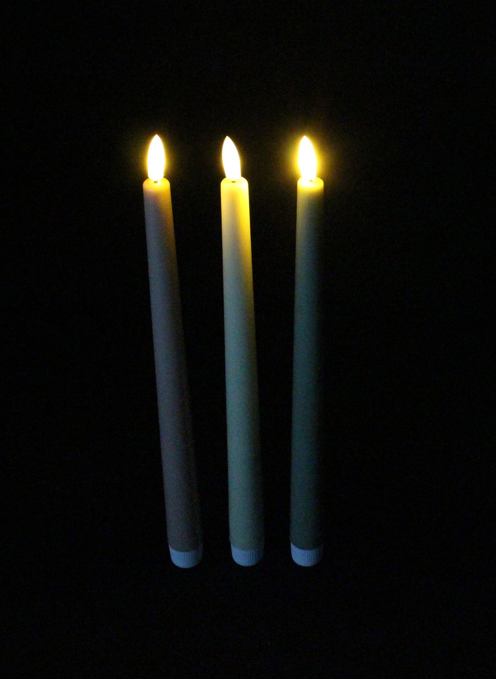 LED-Stabkerze "Harmonie", 3er Set im Frank Flechtwaren Online Shop für Ostern kaufen LED-Stabkerze "Harmonie", 3er Set im Frank Flechtwaren Online Shop für Ostern kaufen