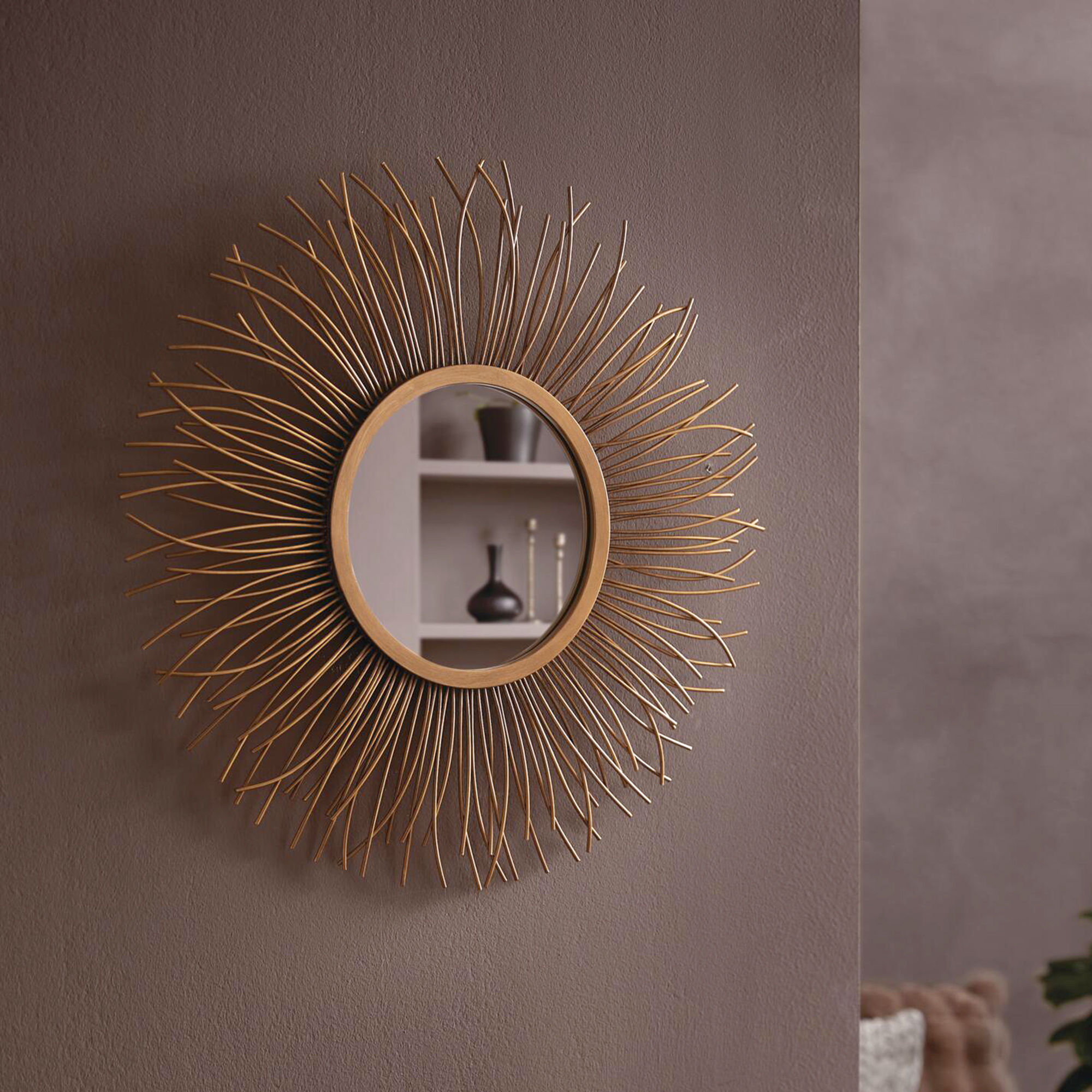 Wandspiegel "Sonne"  im Frank Flechtwaren Online Shop kaufen