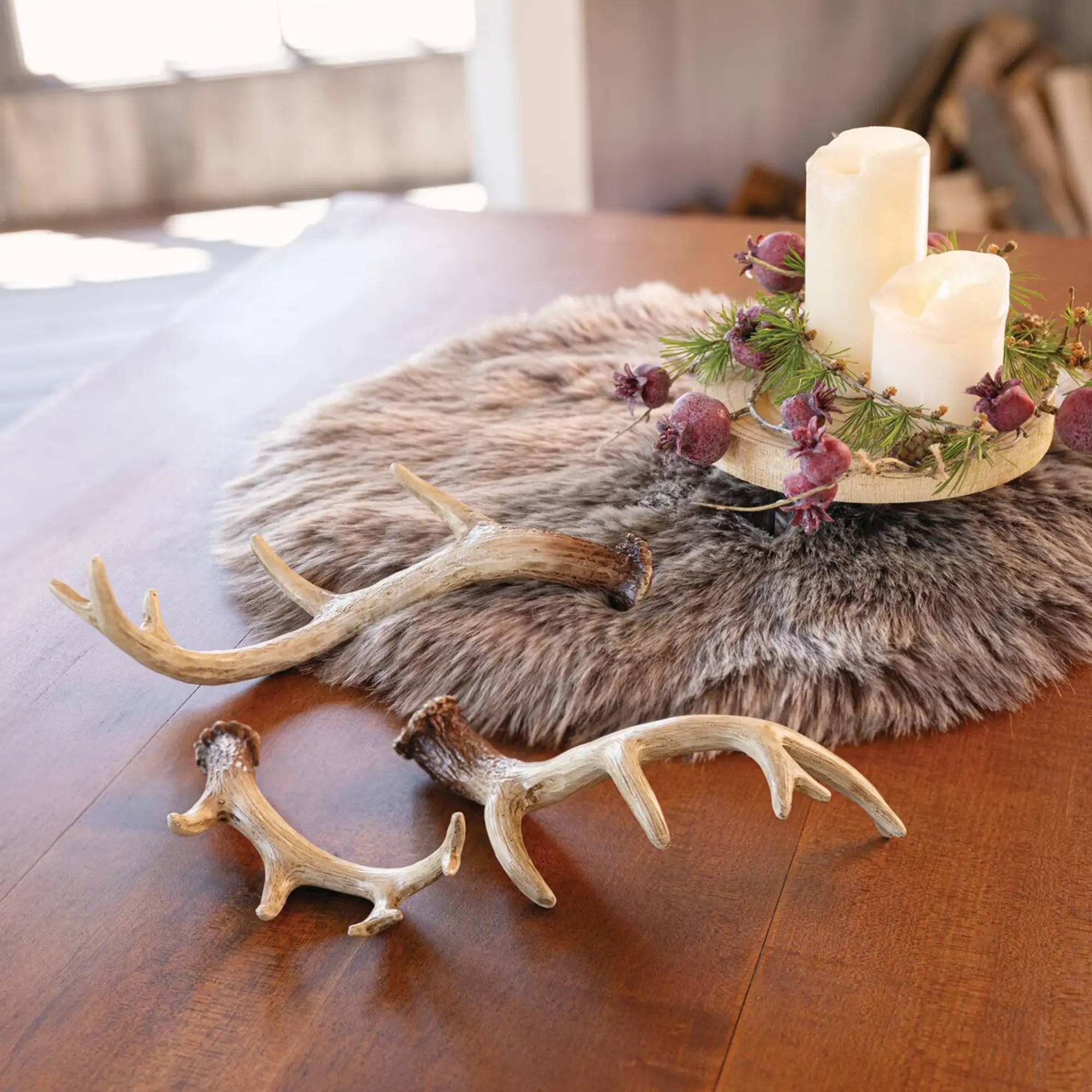 Deko-Geweih "Nature", 3er Set  im Frank Flechtwaren Online Shop kaufen