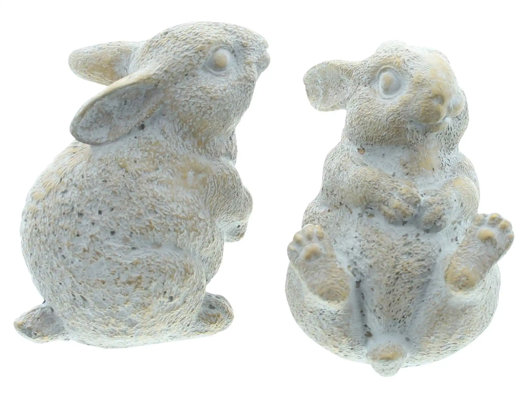 Hase "Stone", 2er Set  im Frank Flechtwaren Online Shop für Ostern kaufen
