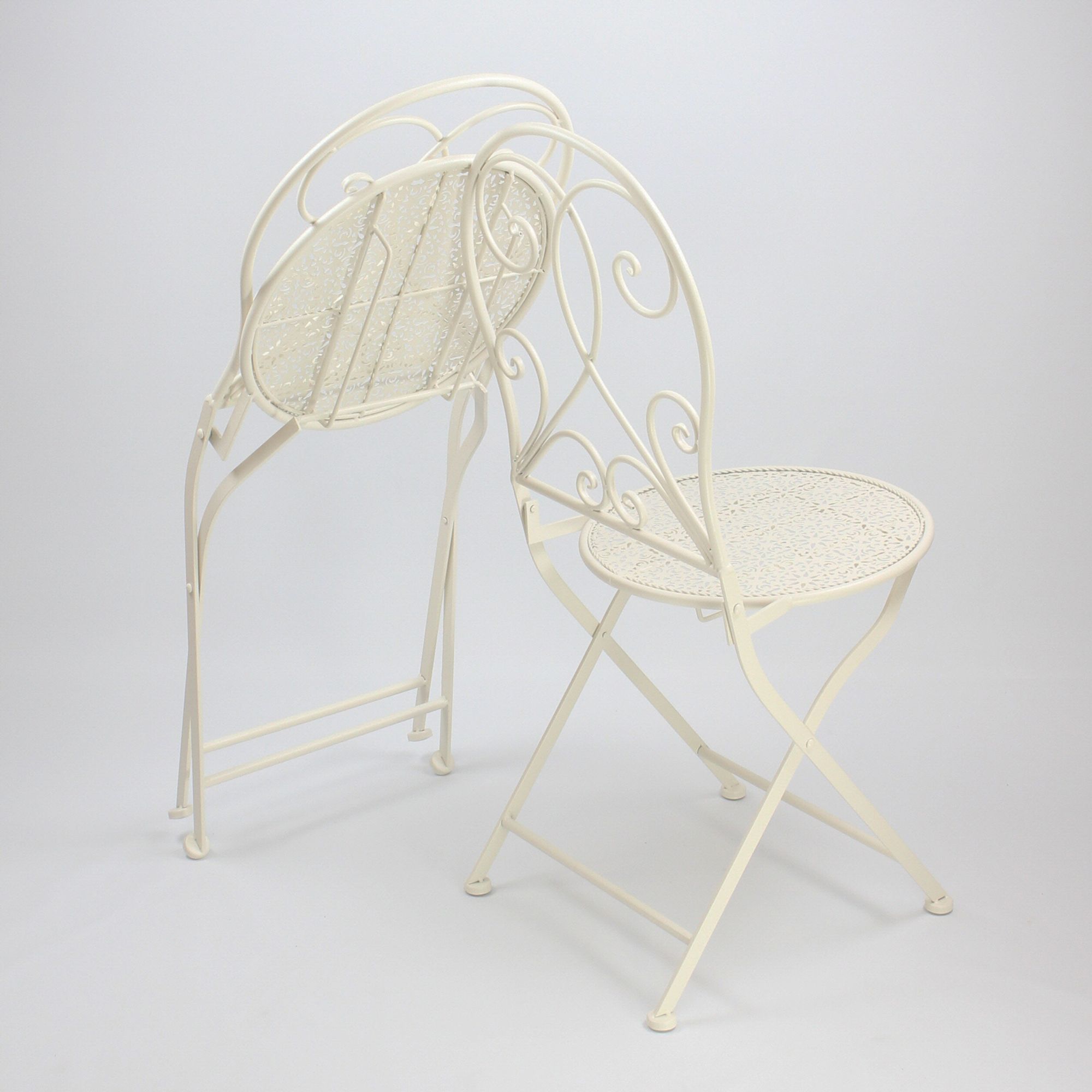Bistro-Set "White Romance", 3tlg. im Frank Flechtwaren Online Shop für Balkonien kaufen Bistro-Set "White Romance", 3tlg. im Frank Flechtwaren Online Shop für Balkonien kaufen