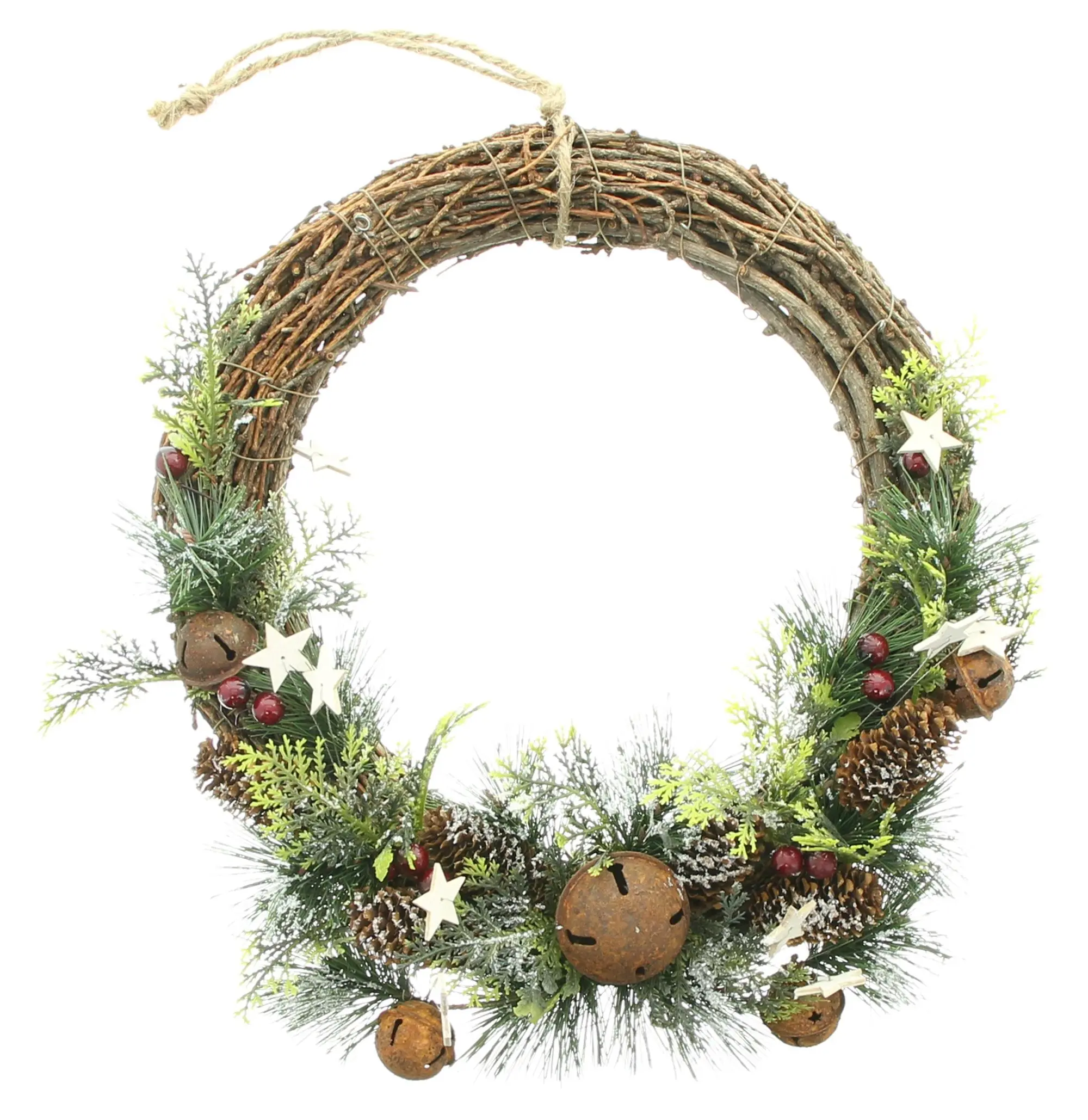 Kranz "Rostglöckchen" im Frank Flechtwaren Online Shop für Weihnachtliche Kränze kaufen Kranz "Rostglöckchen" im Frank Flechtwaren Online Shop für Weihnachtliche Kränze kaufen