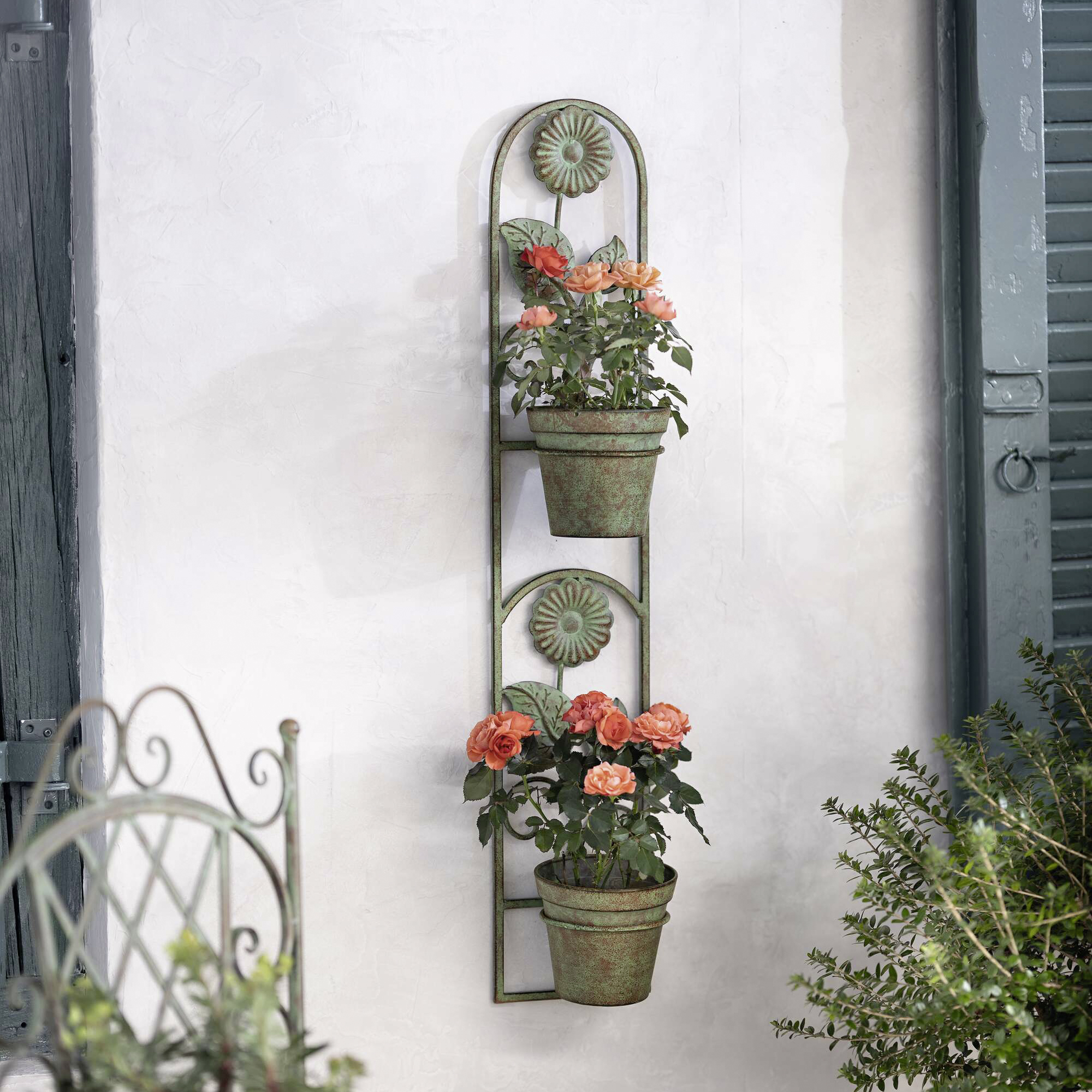 Wandpflanzer "Blumen"  im Frank Flechtwaren Online Shop kaufen