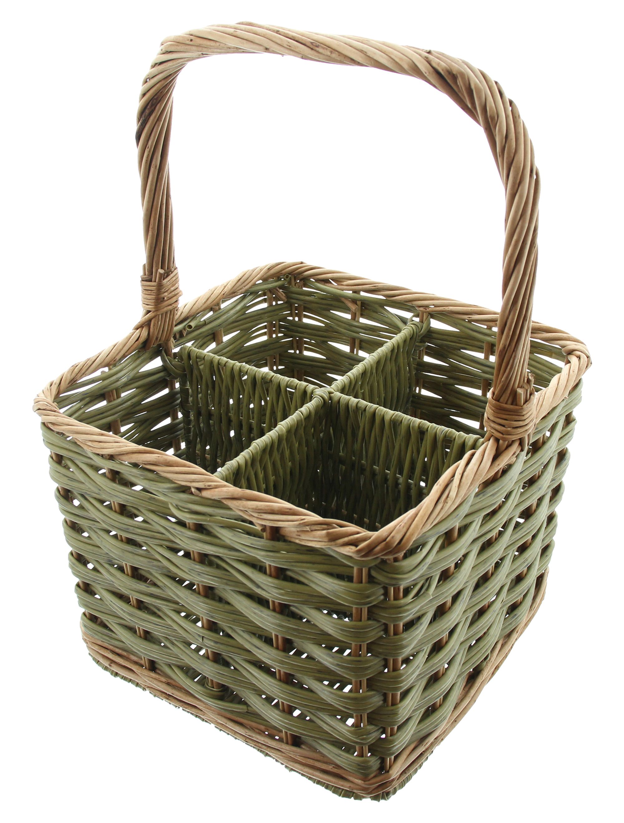 Flaschenkorb "Washed Green", für 4 Flaschen im Frank Flechtwaren Online Shop für Flaschenkörbe kaufen Flaschenkorb "Washed Green", für 4 Flaschen im Frank Flechtwaren Online Shop für Flaschenkörbe kaufen