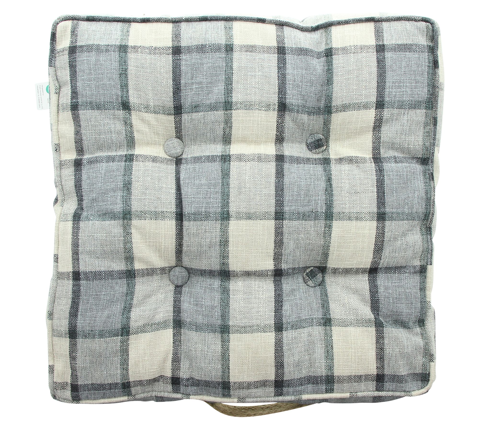 Bodenkissen "Karo-Style" im Frank Flechtwaren Online Shop für Herbst kaufen Bodenkissen "Karo-Style" im Frank Flechtwaren Online Shop für Herbst kaufen