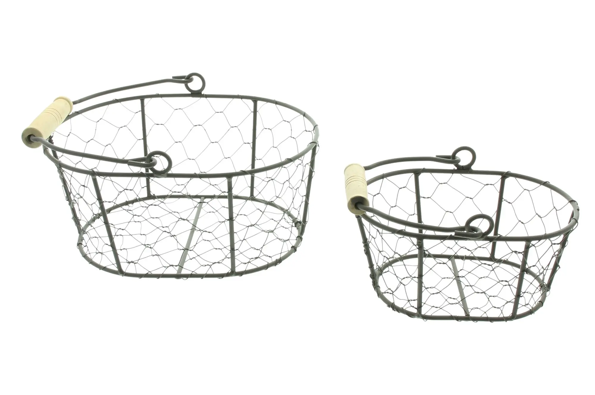 Drahtkörbchen "Petit", 2er Set  im Frank Flechtwaren Online Shop für Bügelkörbe kaufen