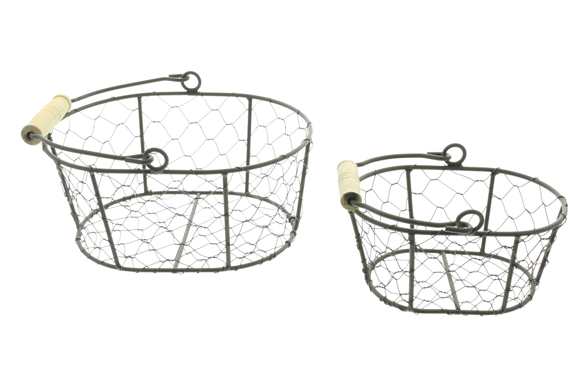 Drahtkörbchen "Petit", 2er Set  im Frank Flechtwaren Online Shop für  kaufen