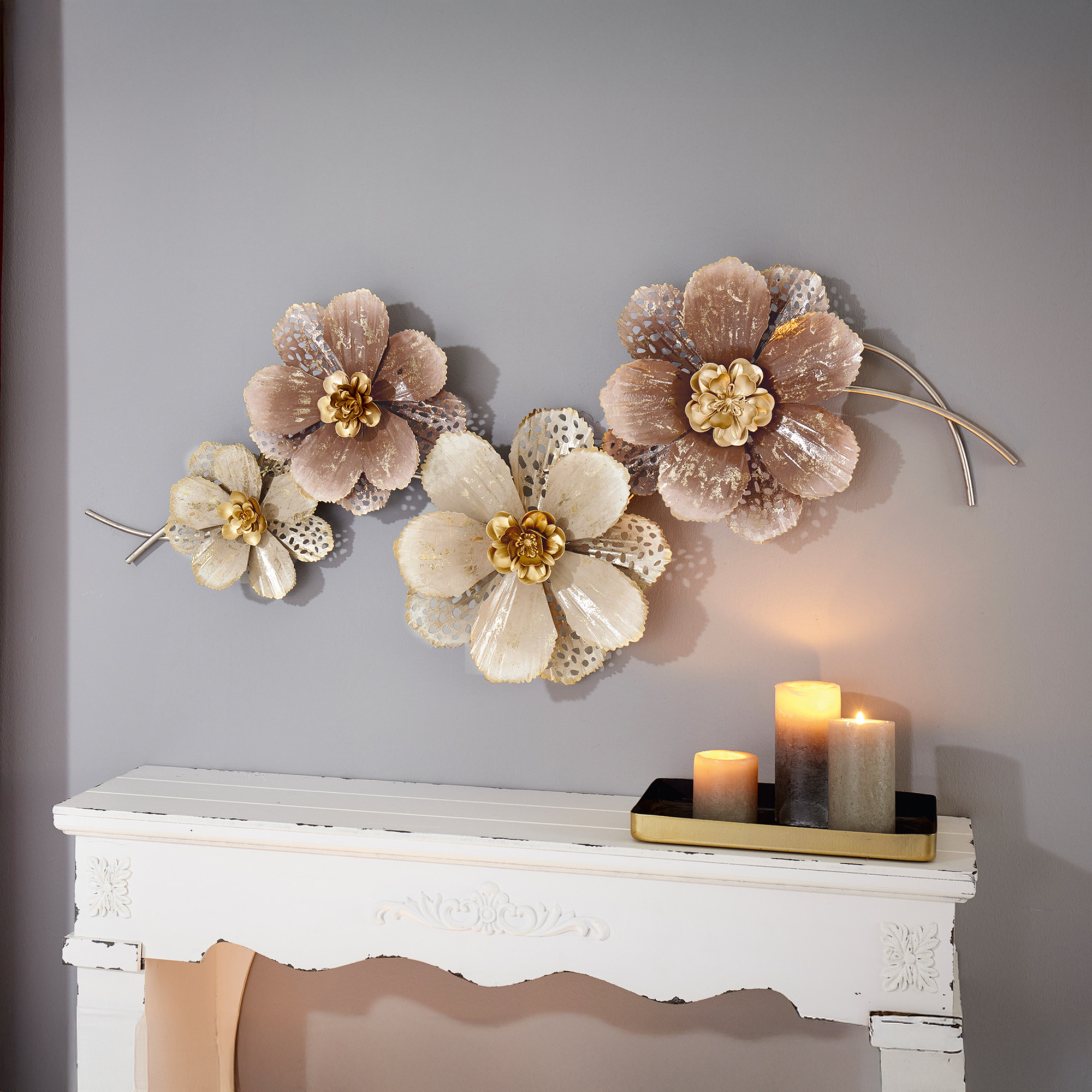 Wanddeko "Blumen"  im Frank Flechtwaren Online Shop kaufen