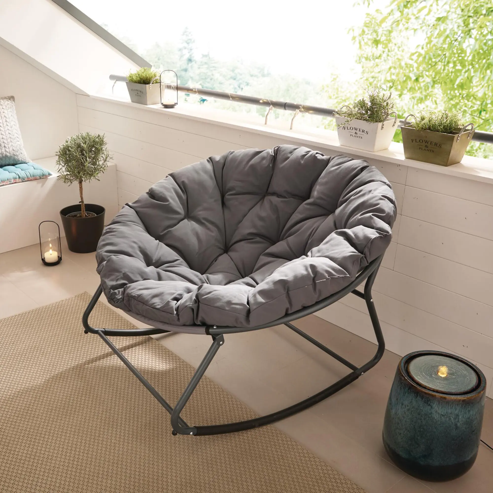 Schaukelsessel "Relax"  im Frank Flechtwaren Online Shop kaufen