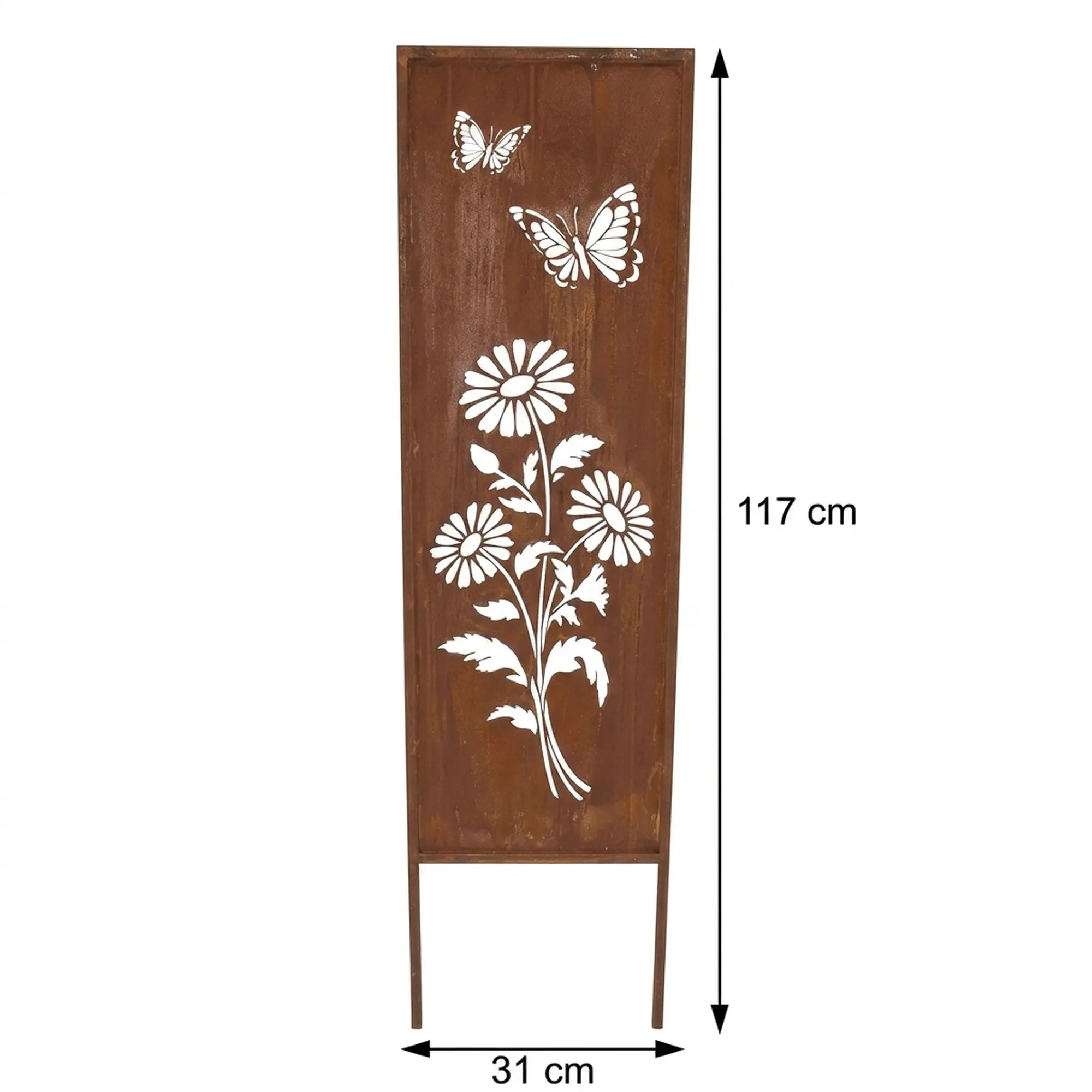 Gartenschild "Sommerwiese"  im Frank Flechtwaren Online Shop für Gartenstecker kaufen