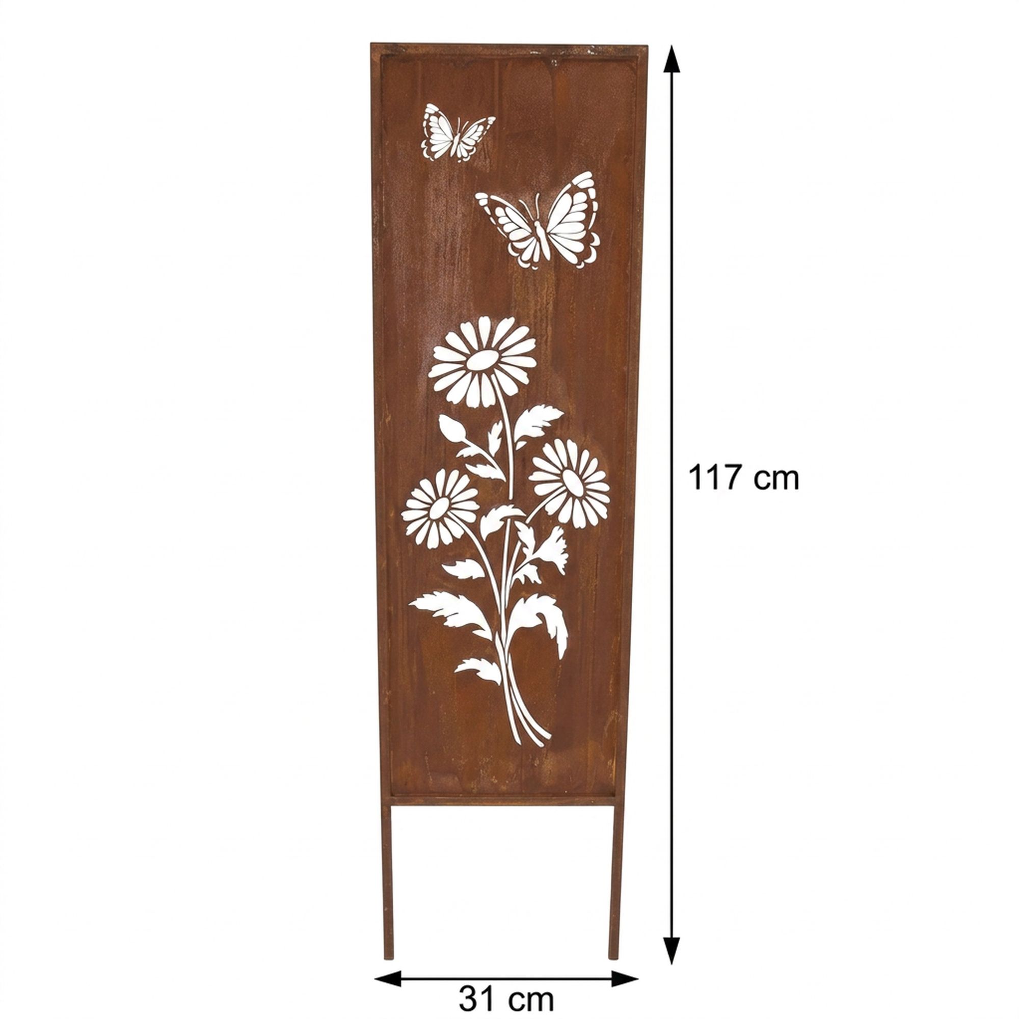 Gartenschild "Sommerwiese"  im Frank Flechtwaren Online Shop für Gartenstecker kaufen