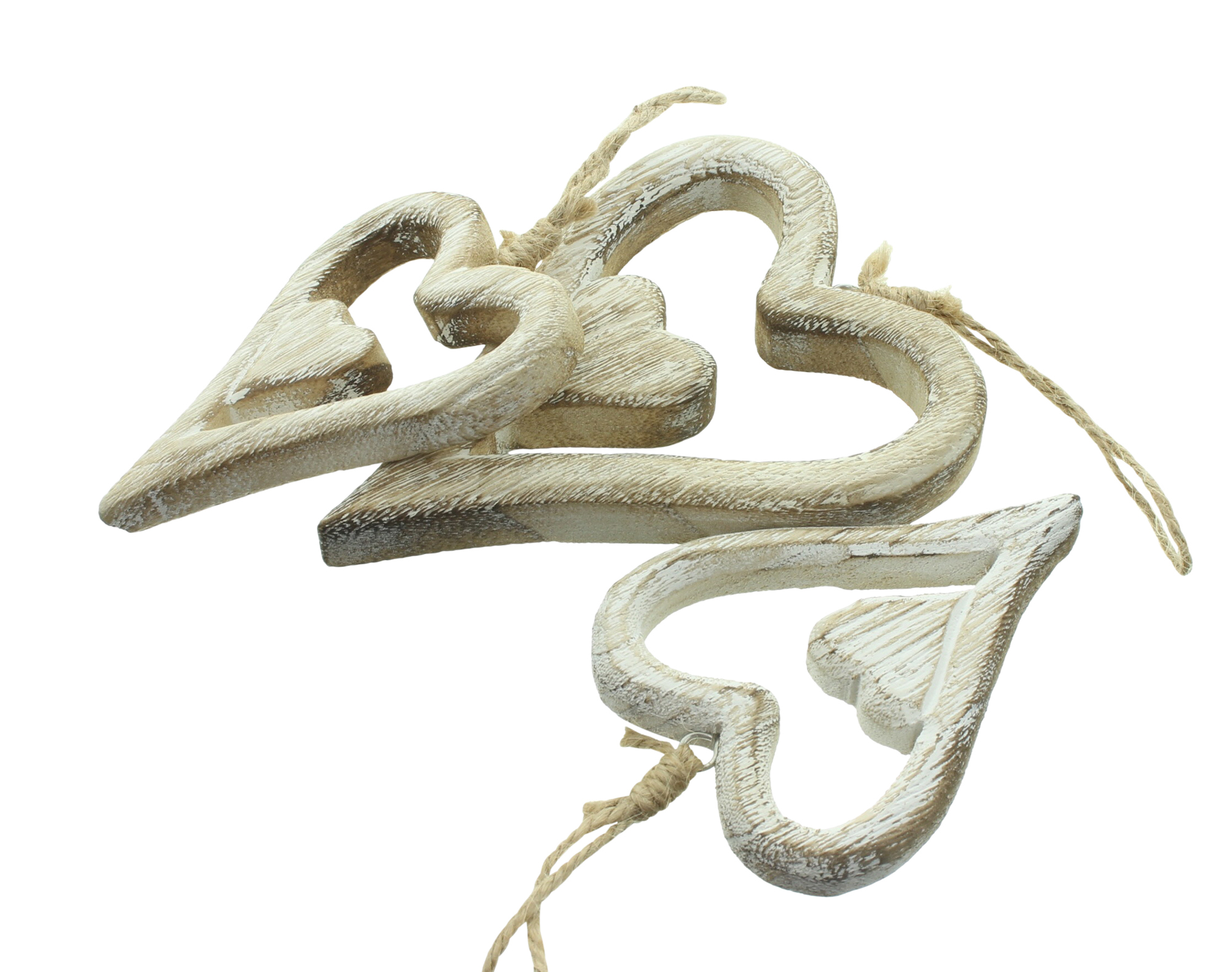 Hänger "Herz", 3er Set  im Frank Flechtwaren Online Shop für Dekohänger kaufen