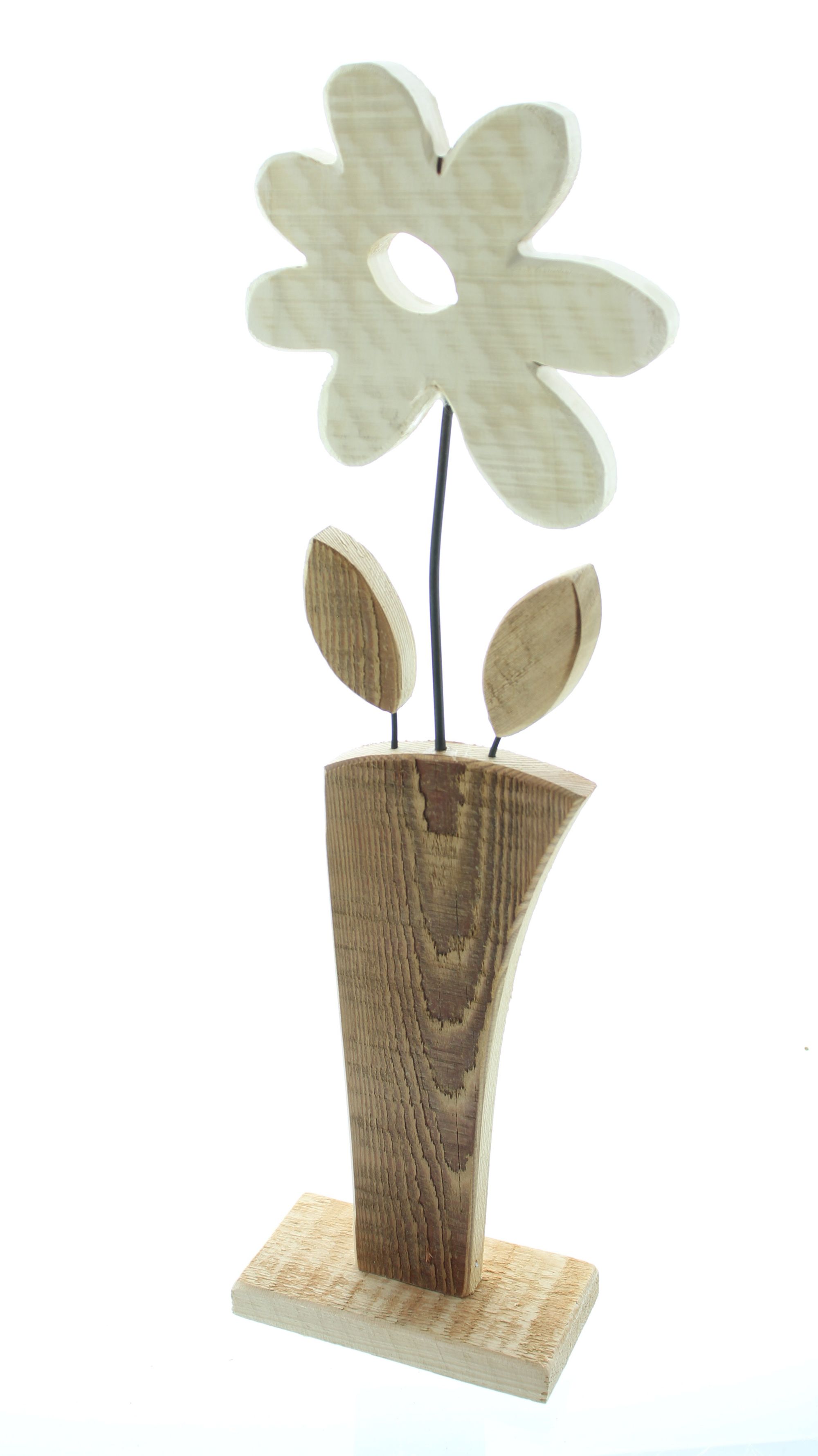 Holzdeko "Blume"  im Frank Flechtwaren Online Shop für Ostern kaufen