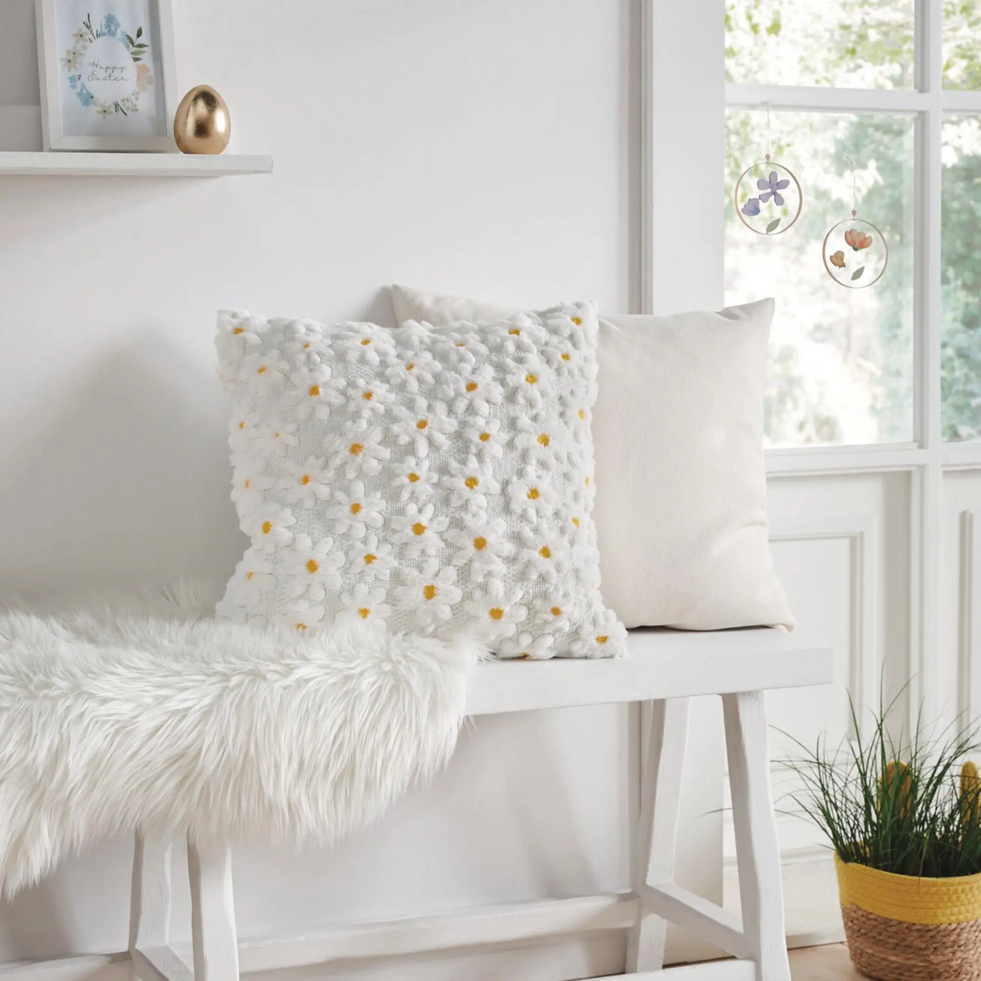 Kissenhülle "Daisy Flowers"  im Frank Flechtwaren Online Shop kaufen
