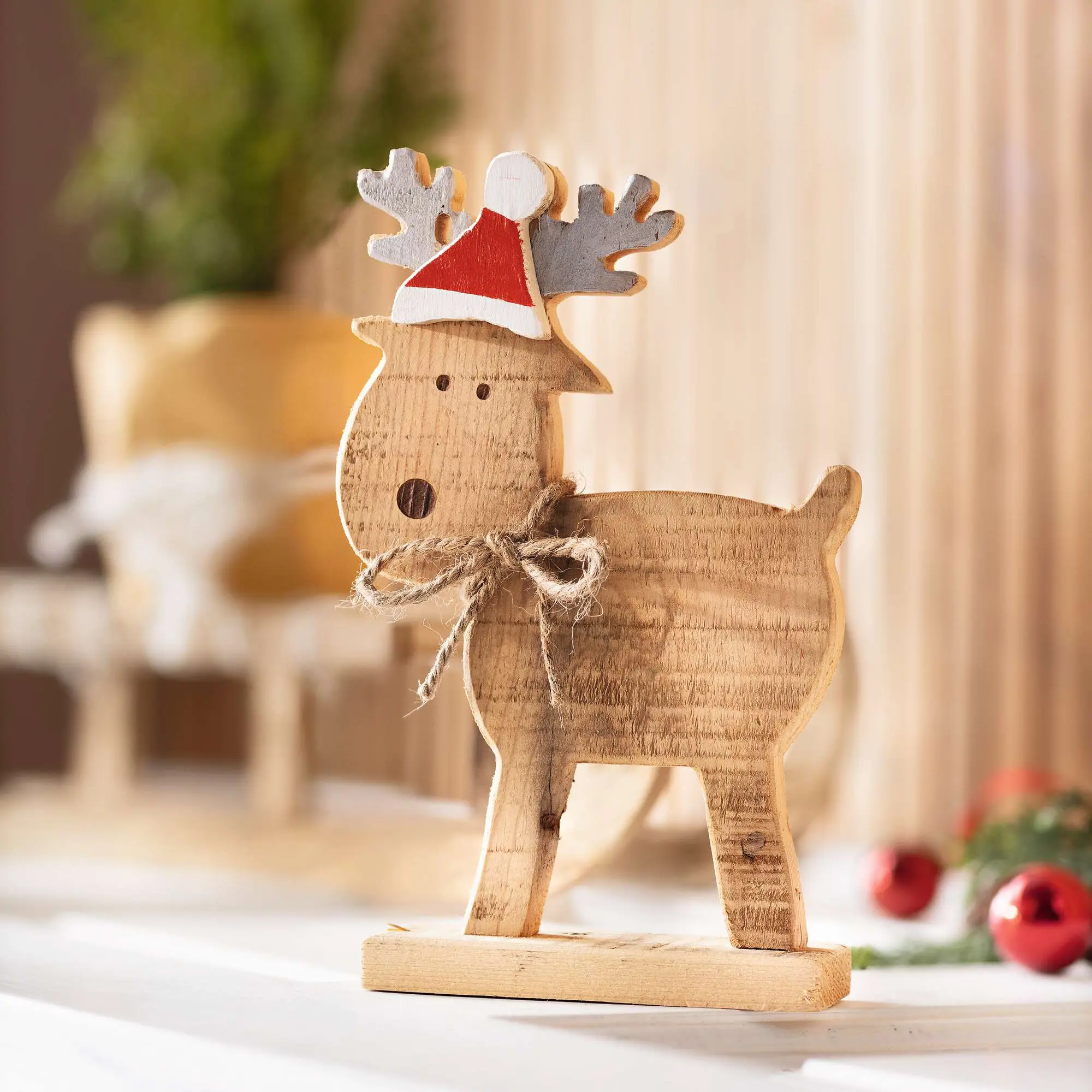 Figur "Weihnachtselch" im Frank Flechtwaren Online Shop für Dekofiguren kaufen Figur "Weihnachtselch" im Frank Flechtwaren Online Shop für Dekofiguren kaufen