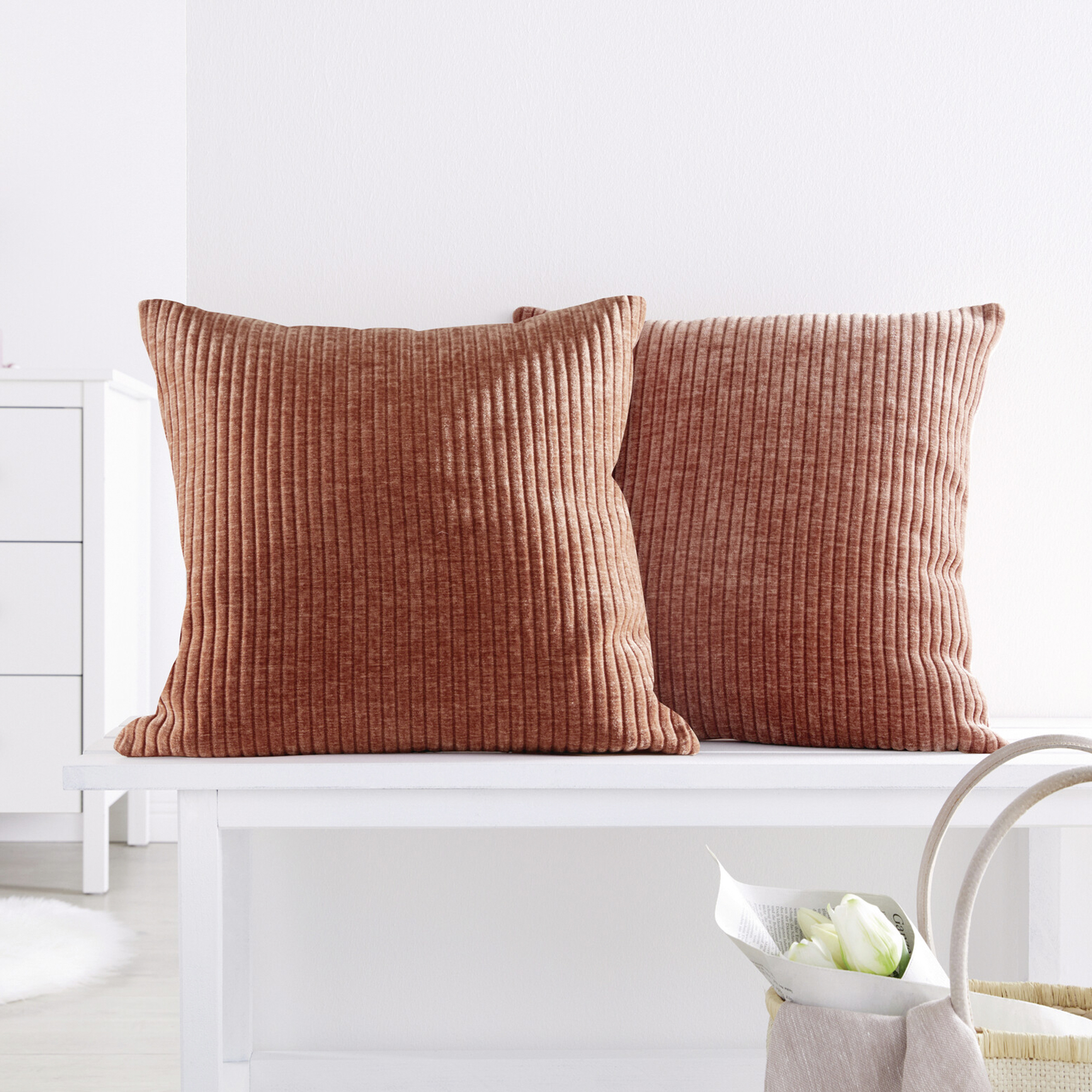 Kissenhülle "Rosewood"  im Frank Flechtwaren Online Shop kaufen