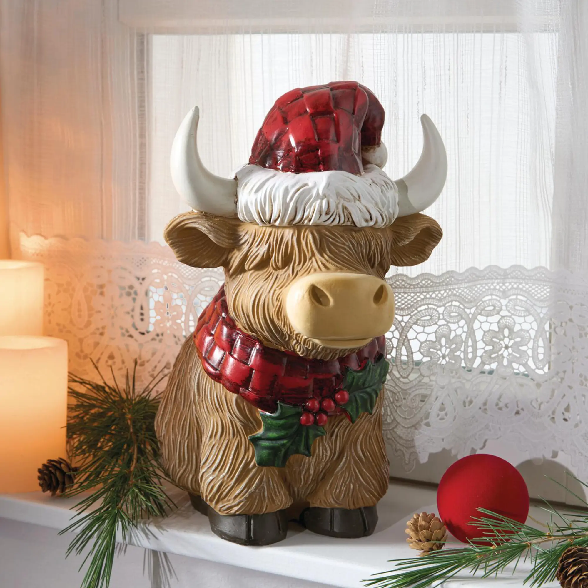 Weihnachts-Figur "Highland"  im Frank Flechtwaren Online Shop kaufen