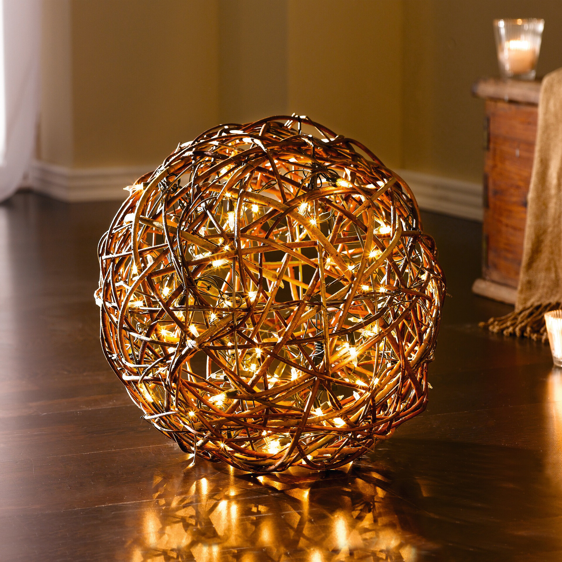 LED-Kugel "Lichterzauber"  im Frank Flechtwaren Online Shop kaufen