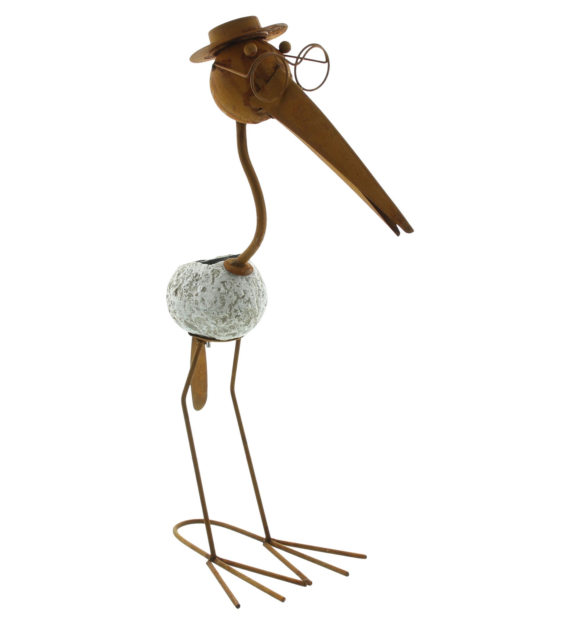 LED-Vogel "Rost" im Frank Flechtwaren Online Shop für Gartenfiguren kaufen LED-Vogel "Rost" im Frank Flechtwaren Online Shop für Gartenfiguren kaufen