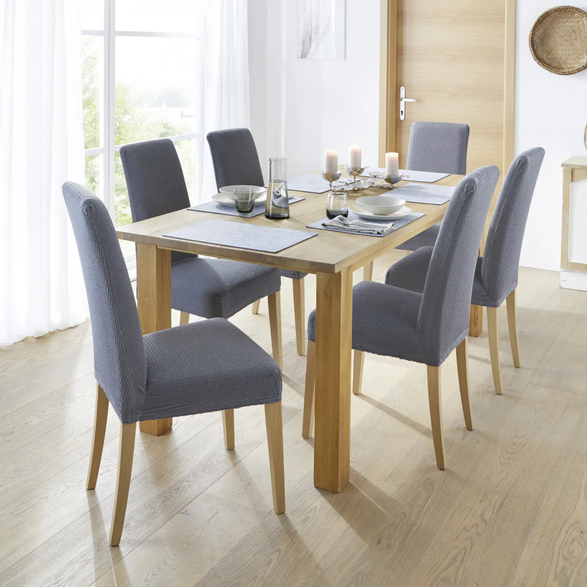 Stuhlbezug "Elegance", 4er Set  im Frank Flechtwaren Online Shop kaufen