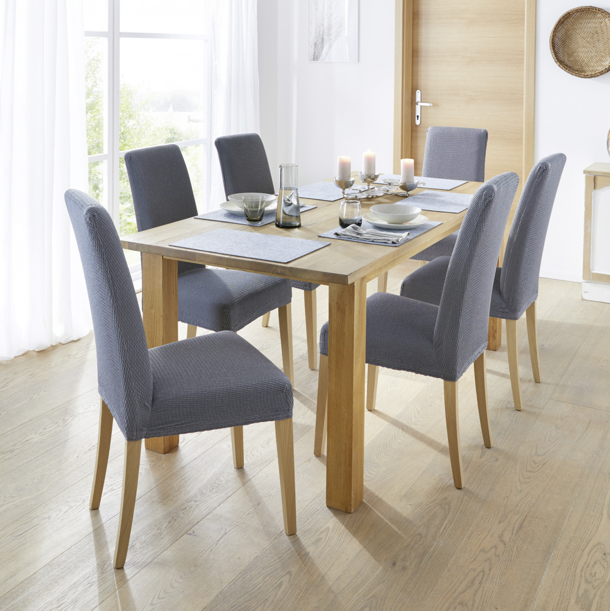 Stuhlbezug "Elegance", 4er Set  im Frank Flechtwaren Online Shop kaufen