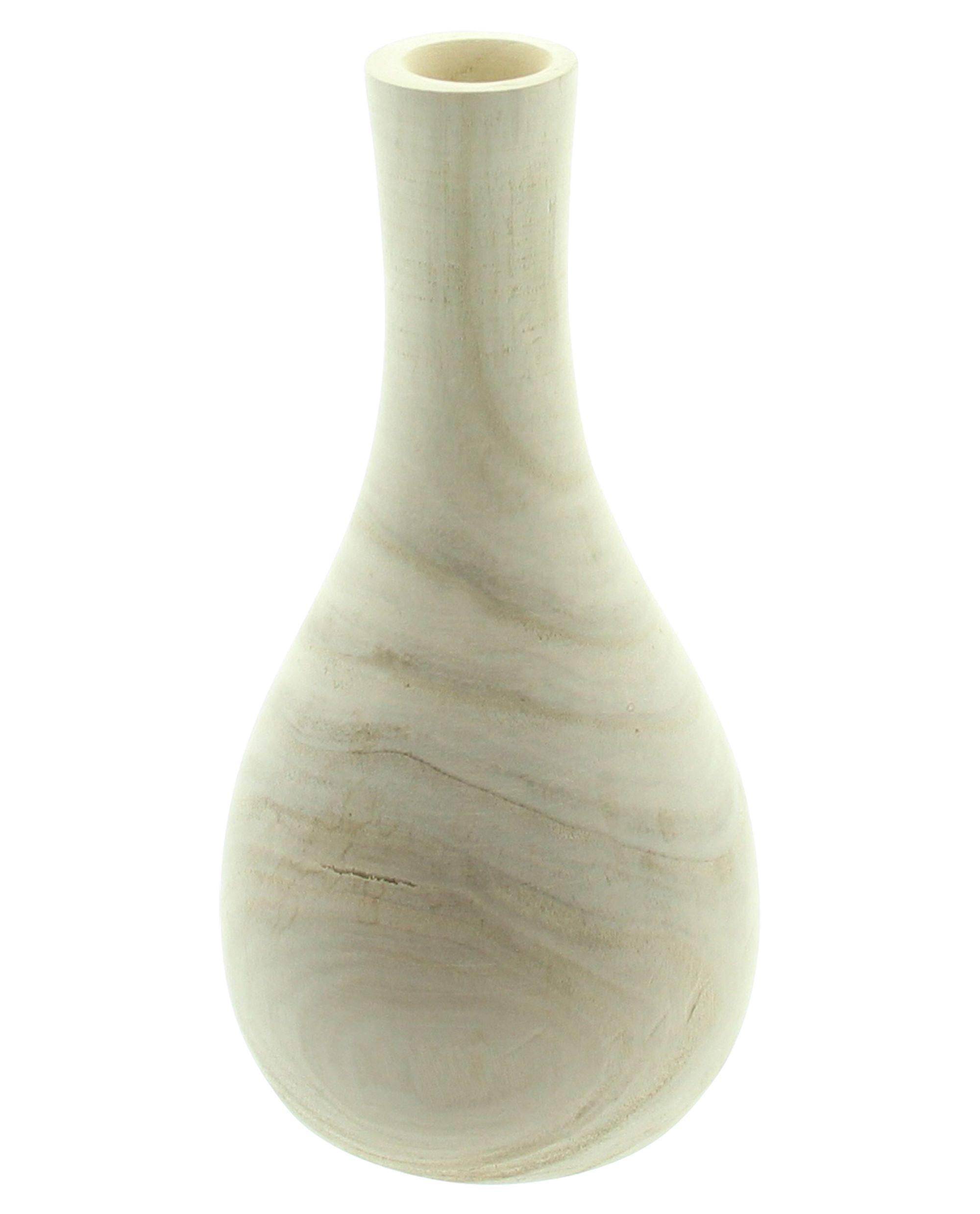 Dekovase "Wood", rund  im Frank Flechtwaren Online Shop für Ostern kaufen