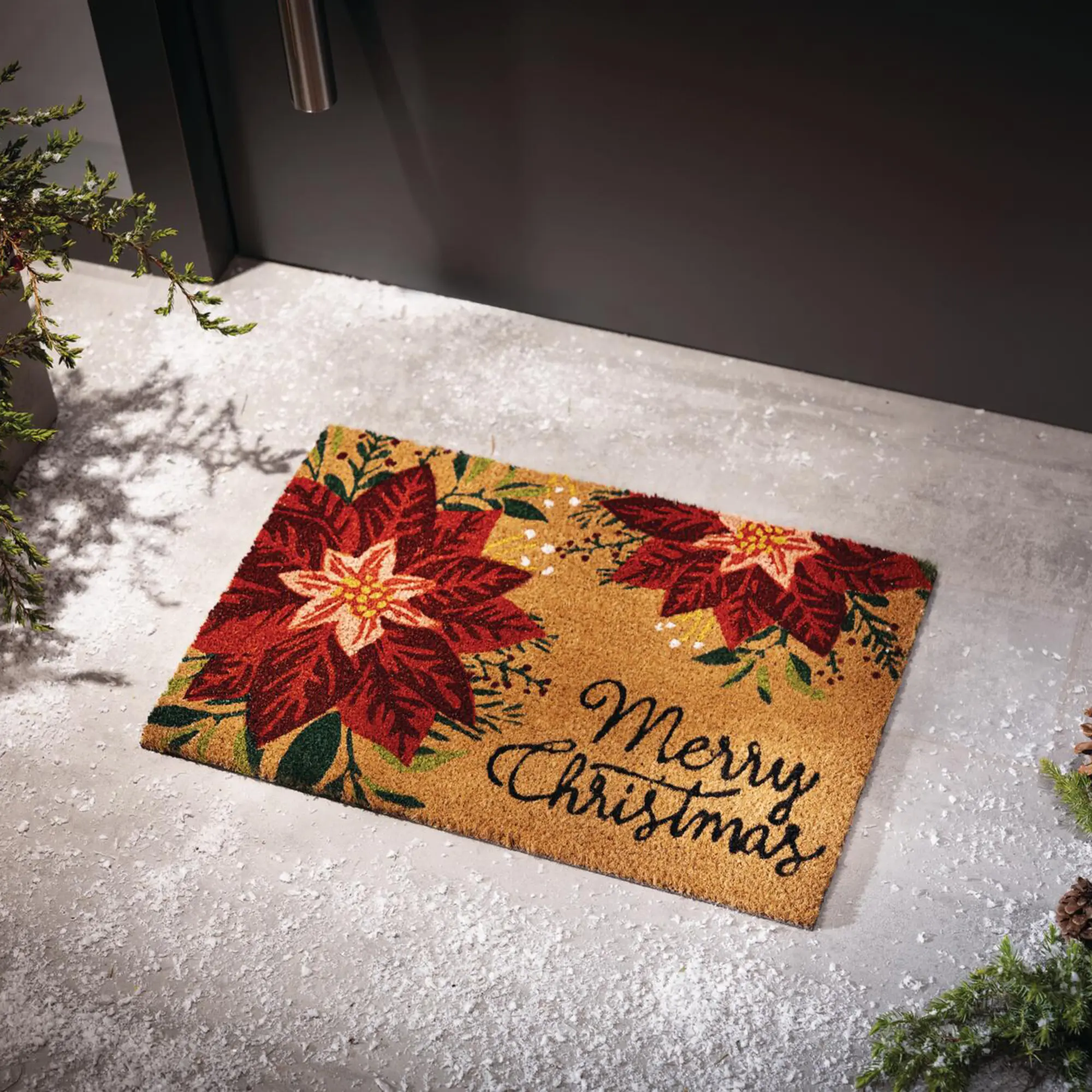 Fußmatte "Merry Christmas"  im Frank Flechtwaren Online Shop kaufen
