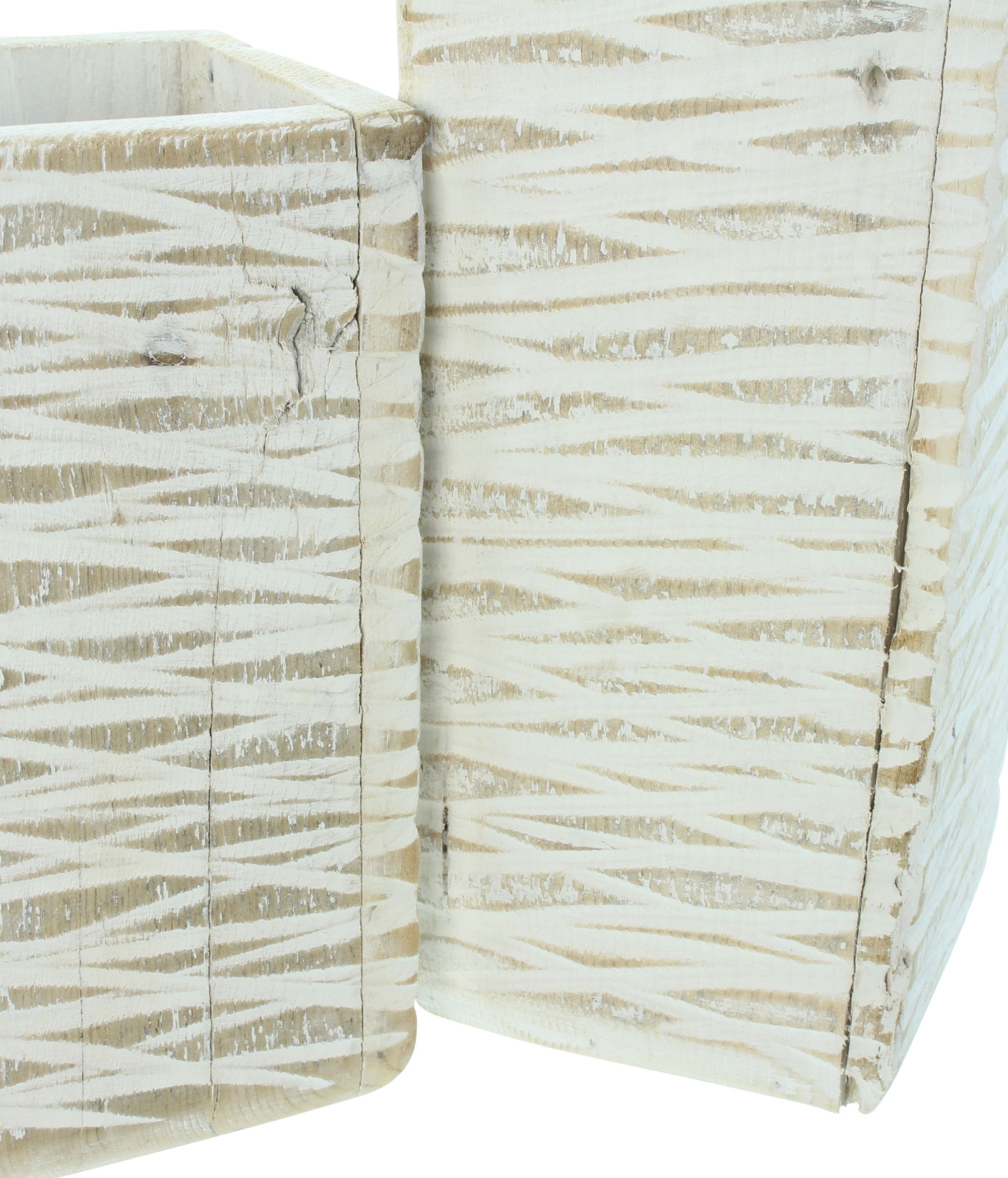 Dekovase "White Shabby", 2er Set im Frank Flechtwaren Online Shop für Deko kaufen Dekovase "White Shabby", 2er Set im Frank Flechtwaren Online Shop für Deko kaufen